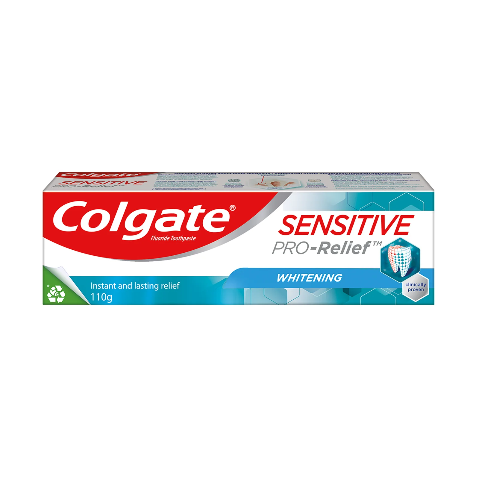 Colgate Sensitive Pro Relief Whitening Toothpaste 110g - Image 2