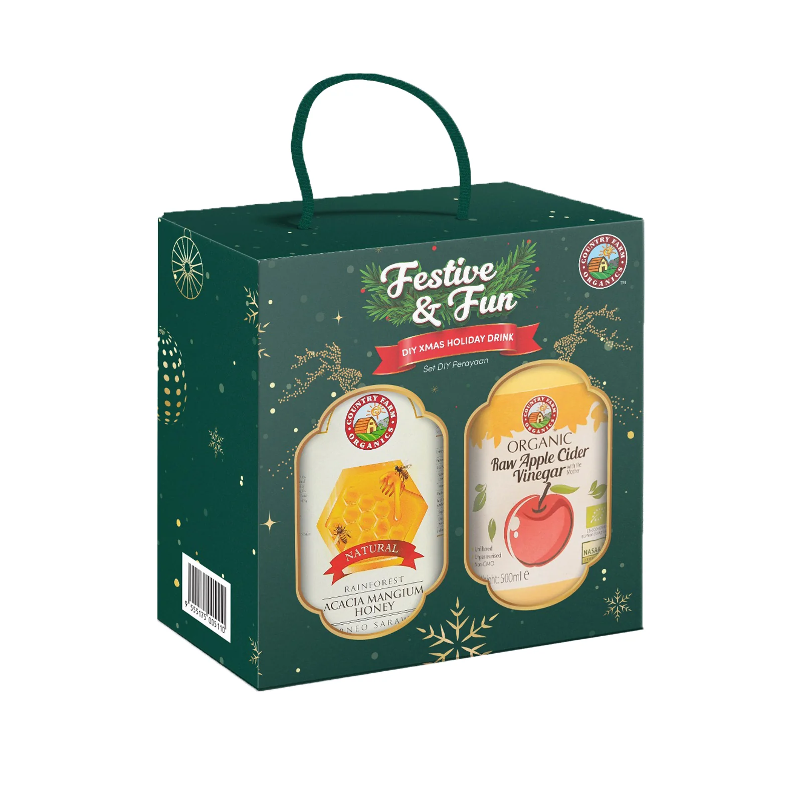 Country Farm Festive & Fun DIY Xmas Holiday Drink 1pack - Image 2