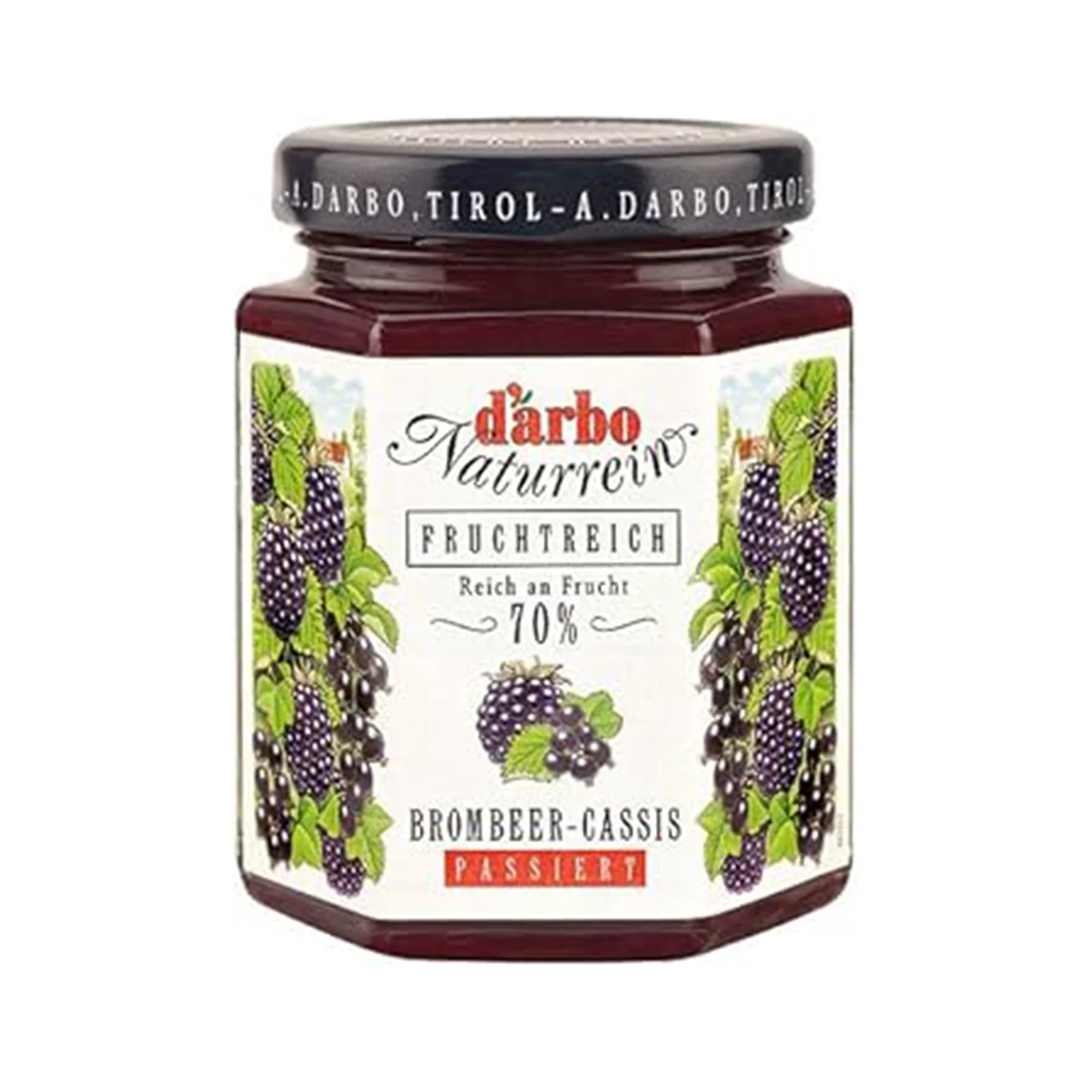 Darbo 70% Blackberry & Black Currant Jam 200g