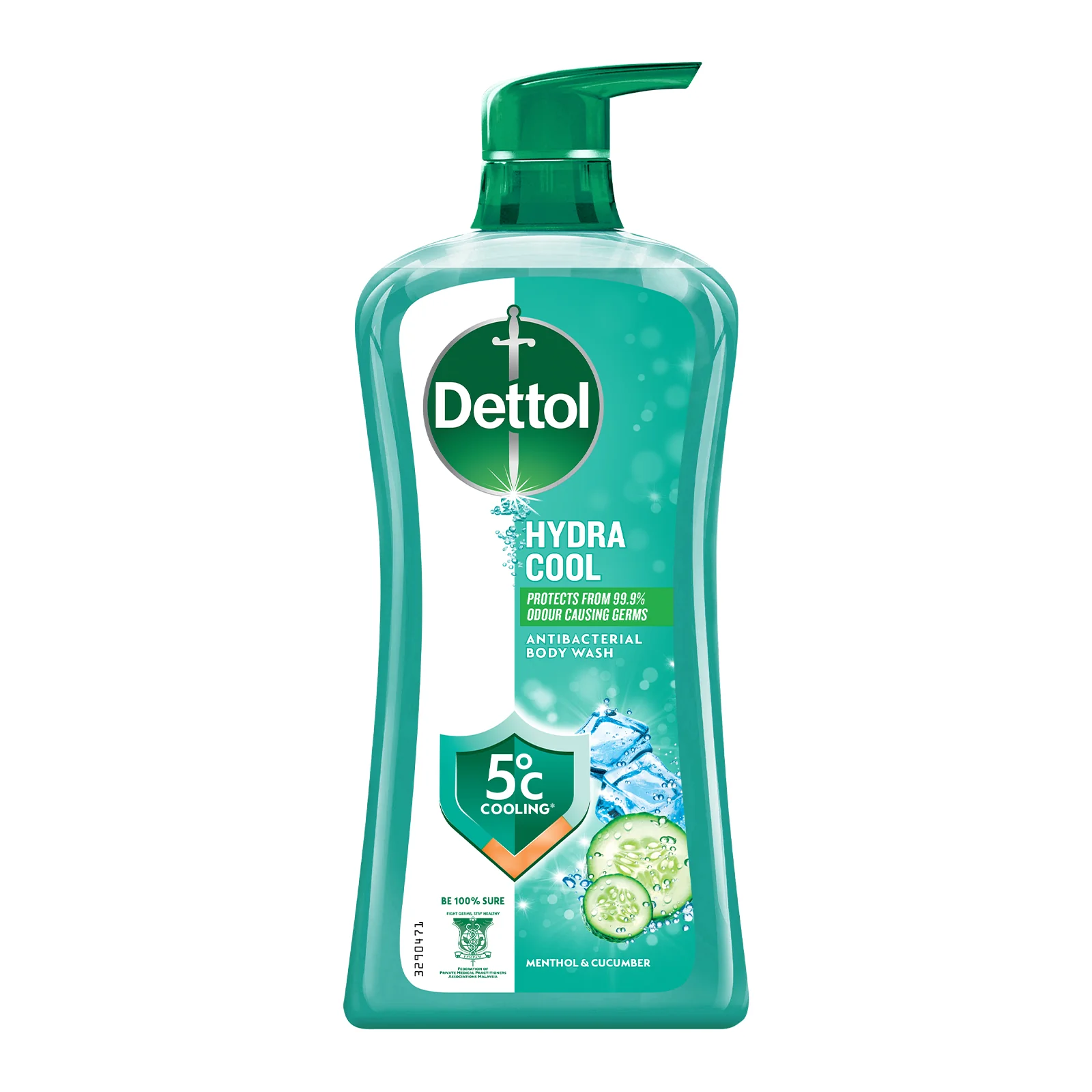 Dettol Shower Gel Hydra Cool 950g - Image 2