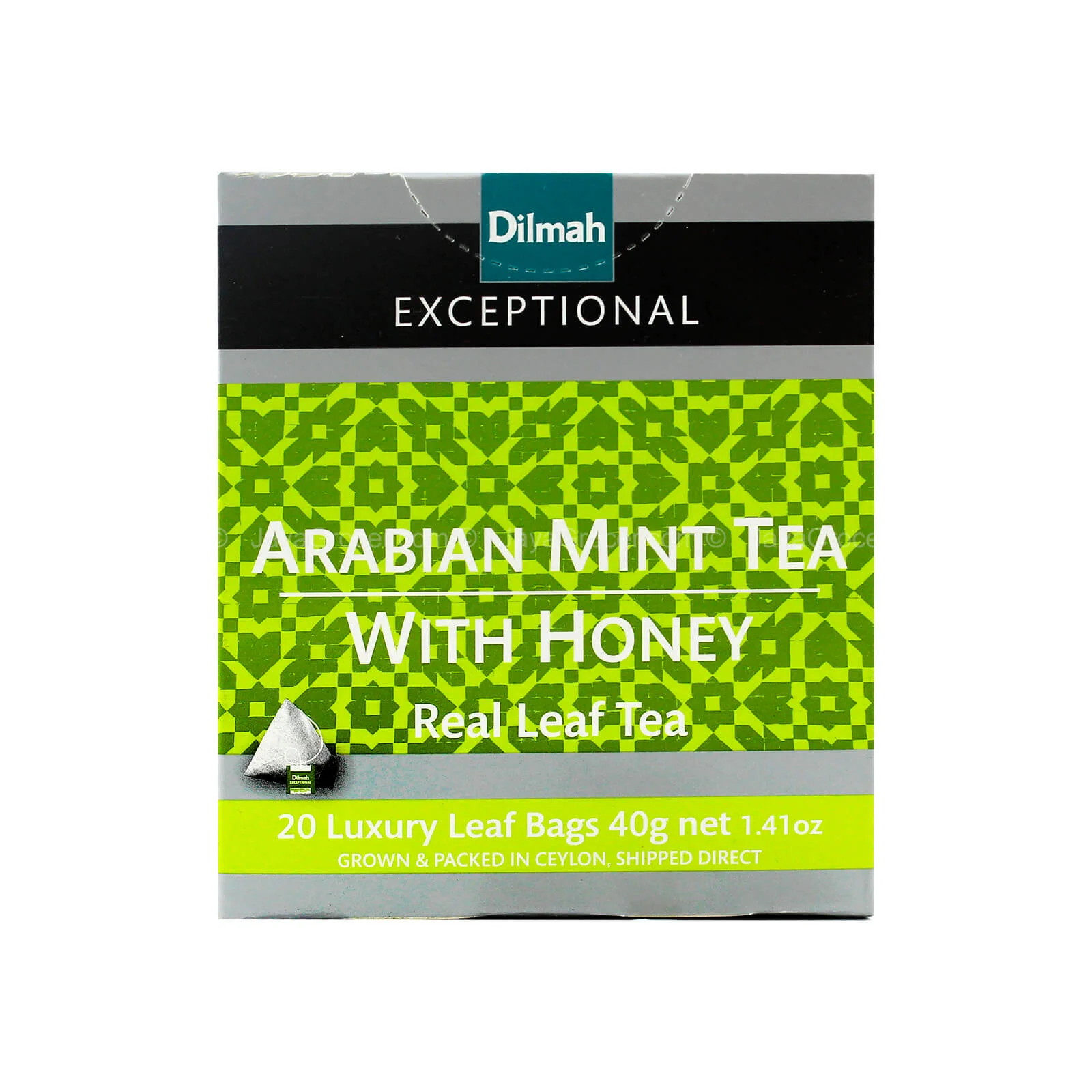 Dilmah Exceptional Arabian Mint with Honey Real Leaf Tea 40g - Image 2