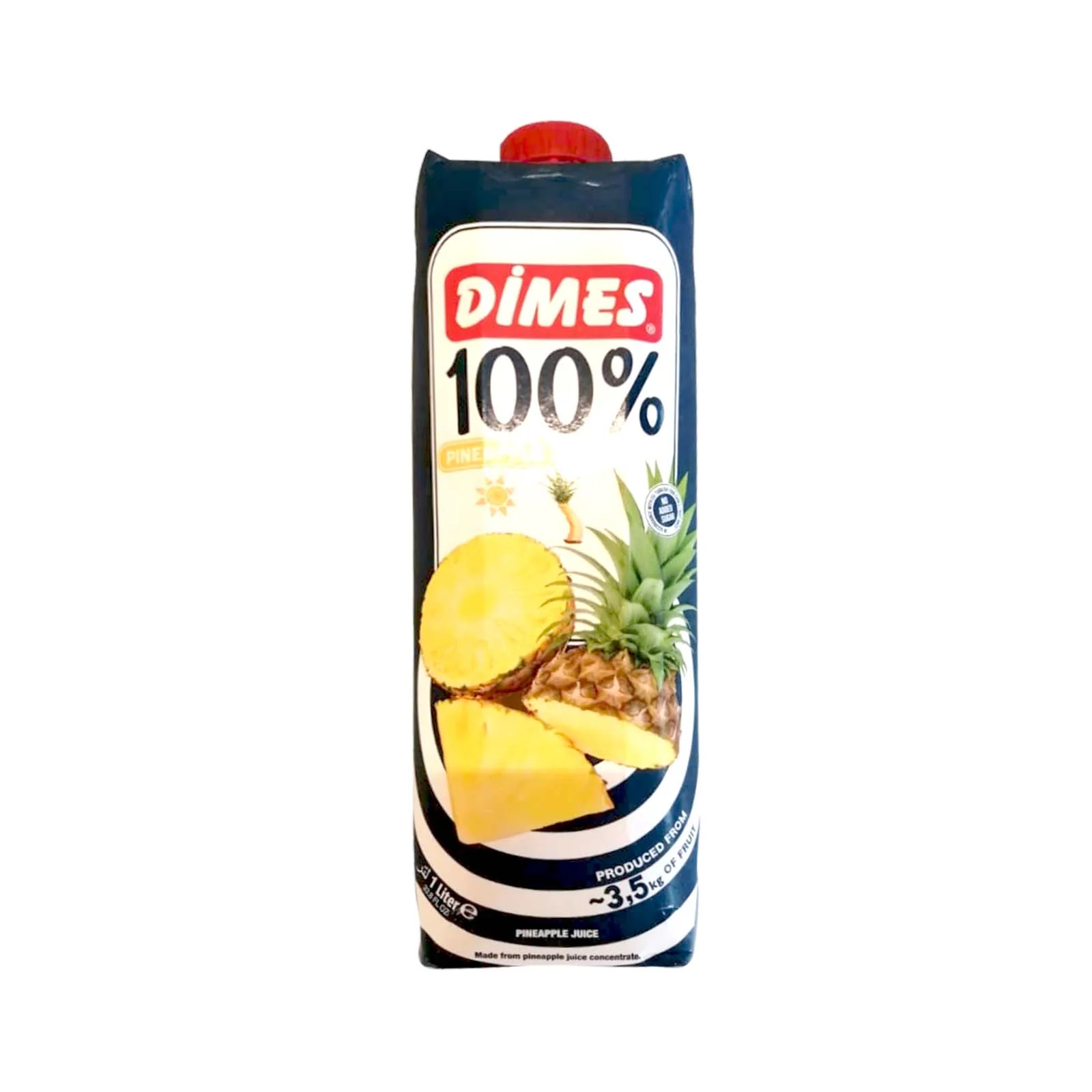 Dimes 100% Pineapple Juice 1L - Image 2