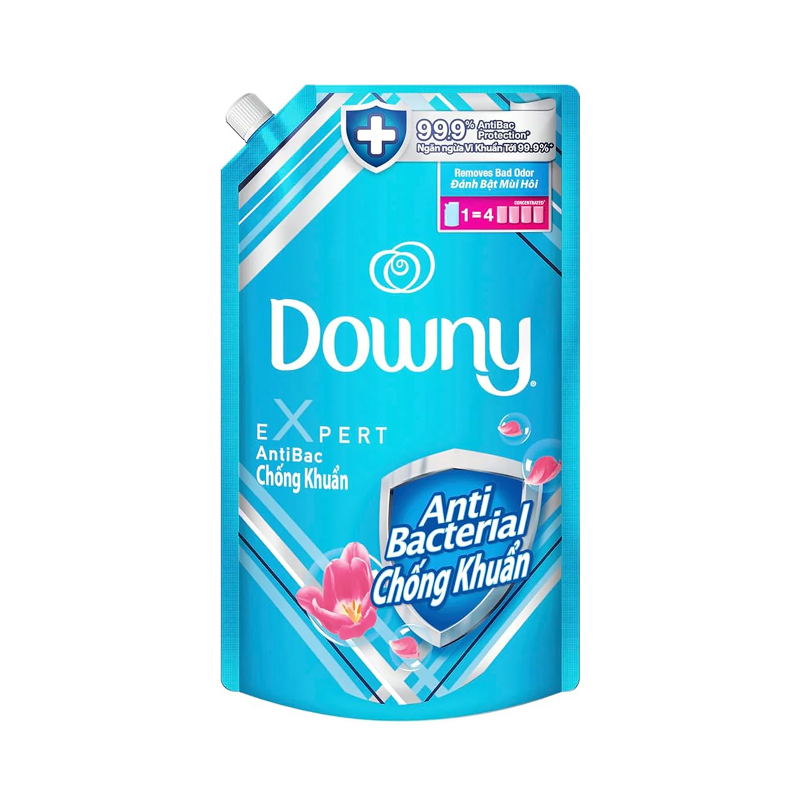 Downy Antibacterial Concentrate Fabric Softener Refill 1.4L - Image 2
