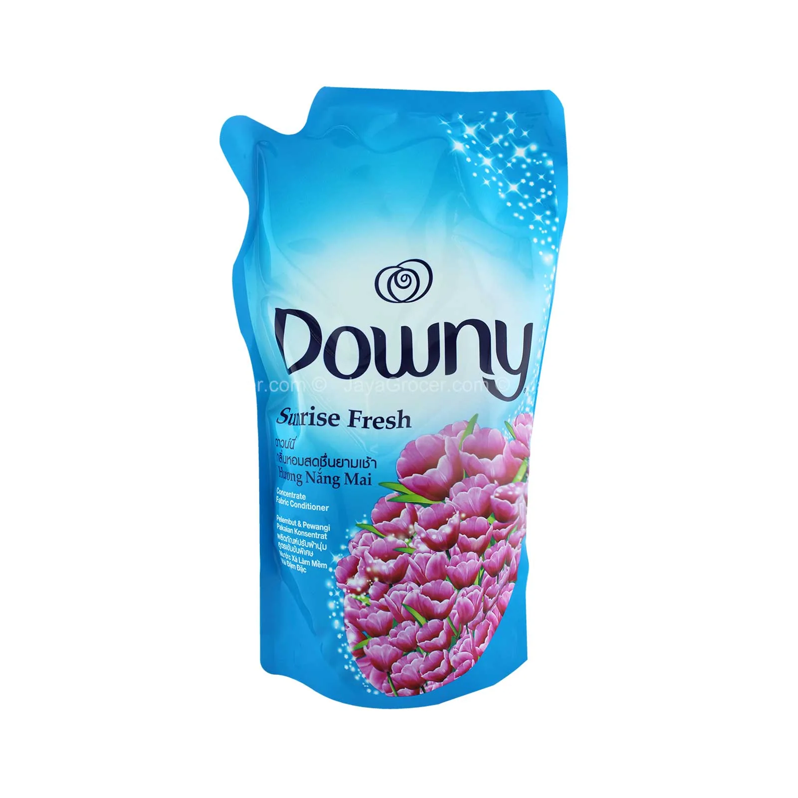 Downy Sunrise Fresh Concentrate Fabric Conditioner Refill 590ml - Image 2