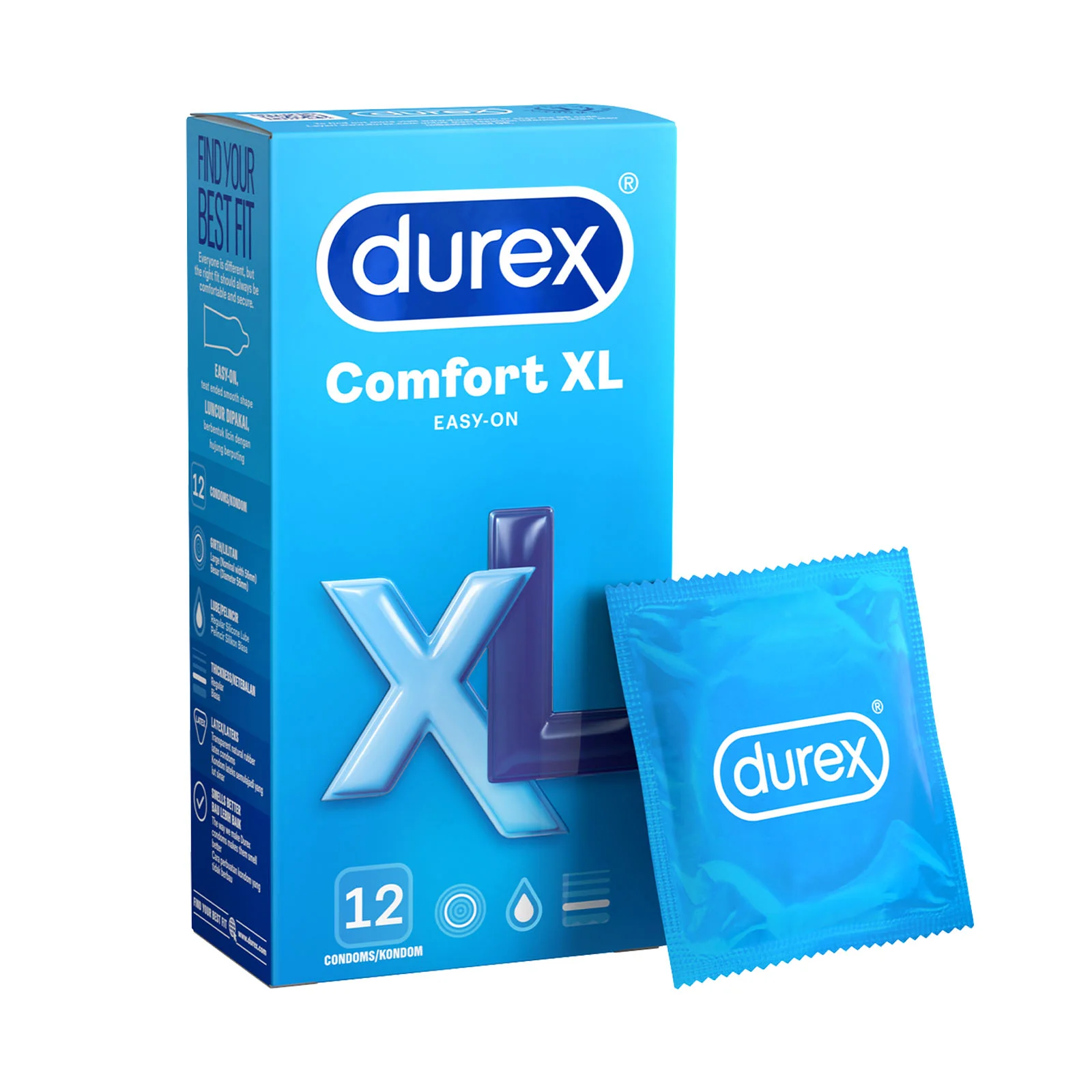 Durex Comfort Condoms 12pcs/pack - Image 2