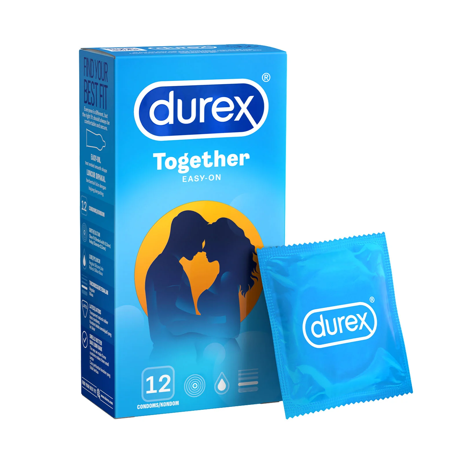 Durex Together Condoms 12pcs/pack - Image 2