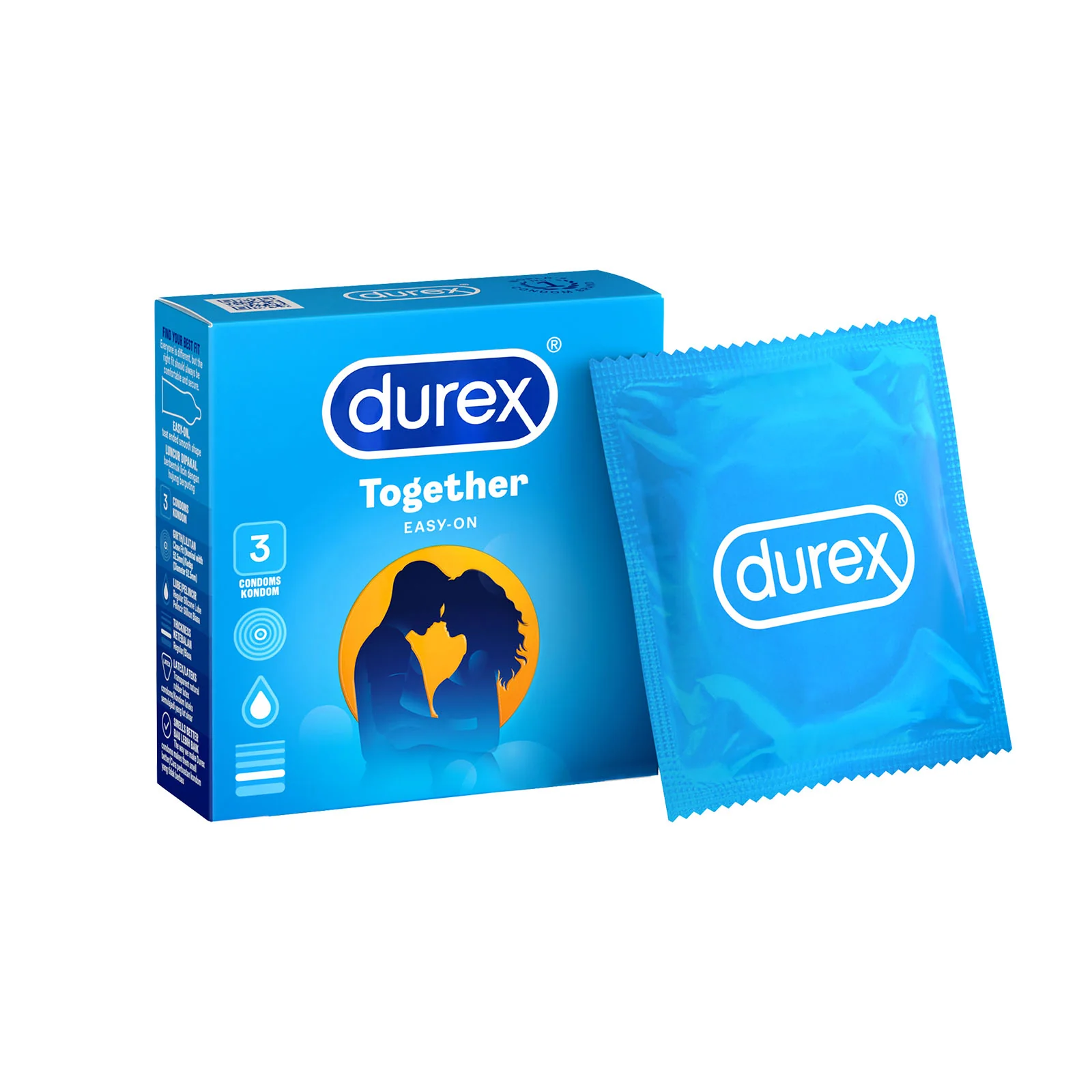 Durex Together Condoms 3pcs/pack - Image 2