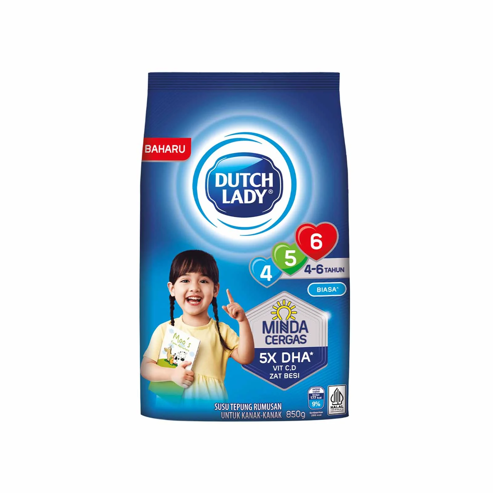 Dutch Lady 456 Growing Up Milk 850g - Image 2