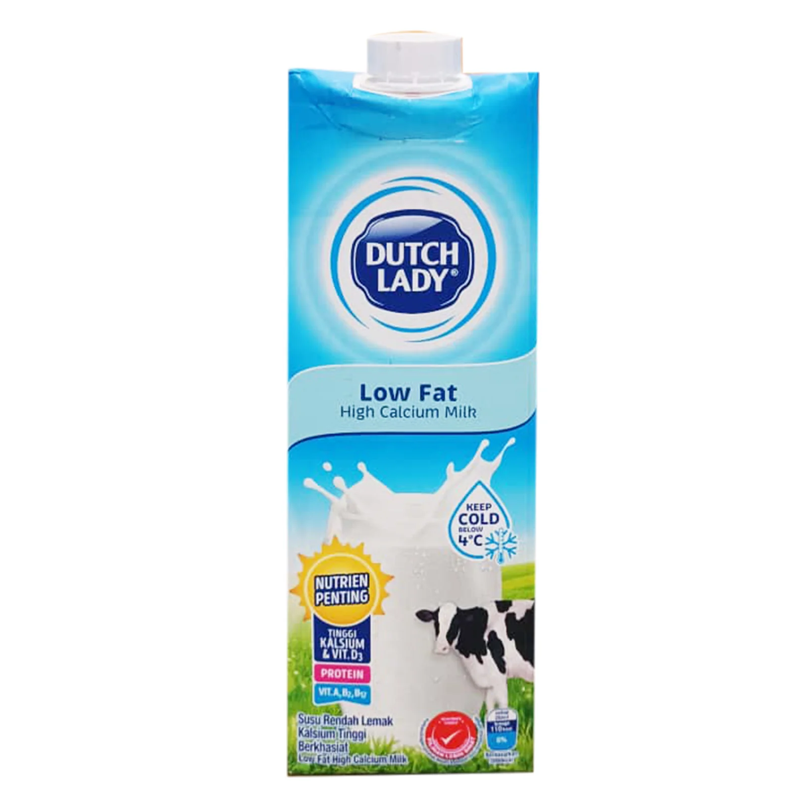 Dutch Lady Pure Farm Low Fat Milk 1L - Image 2