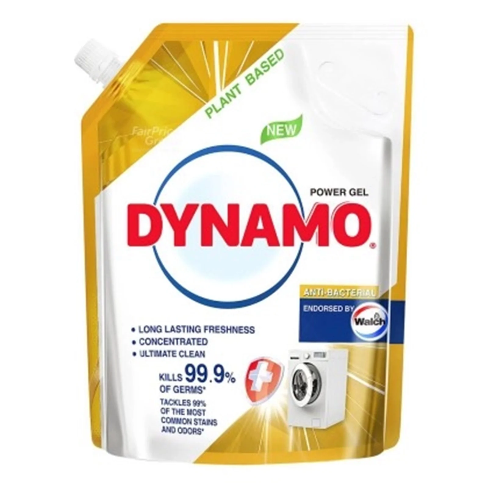 Dynamo Anti Bacterial Laundry Liquid Refill 2.5kg - Image 2