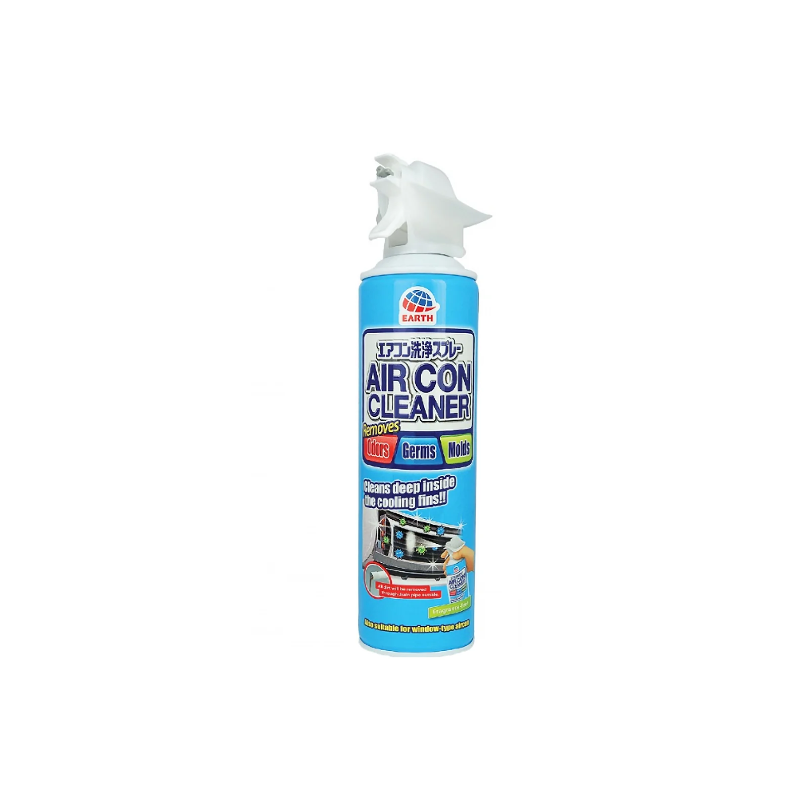 Earth Air Con Cleaner Spray Non-Fragrance 420ml - Image 2