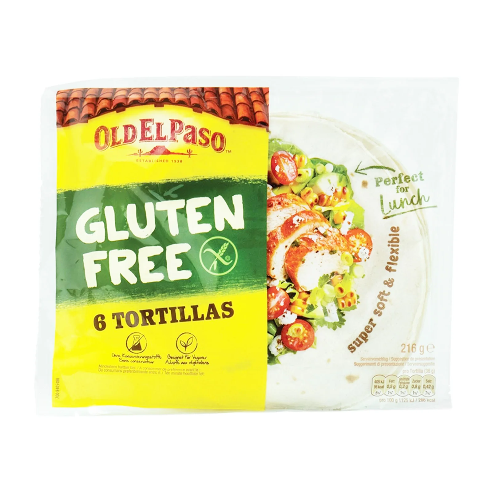 El Paso Gluten Free Tortillas 216g - Image 2