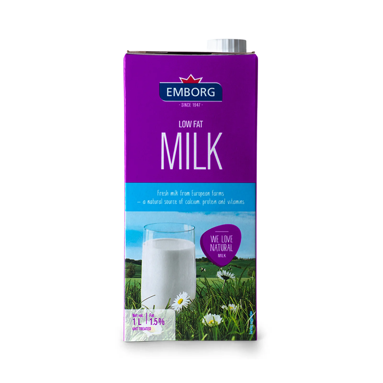 Emborg Low Fat UHT Milk 1L - Image 2