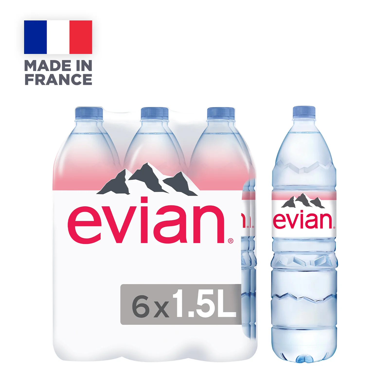 Evian Mineral Water Multipack 1.5L x 6 - Image 2