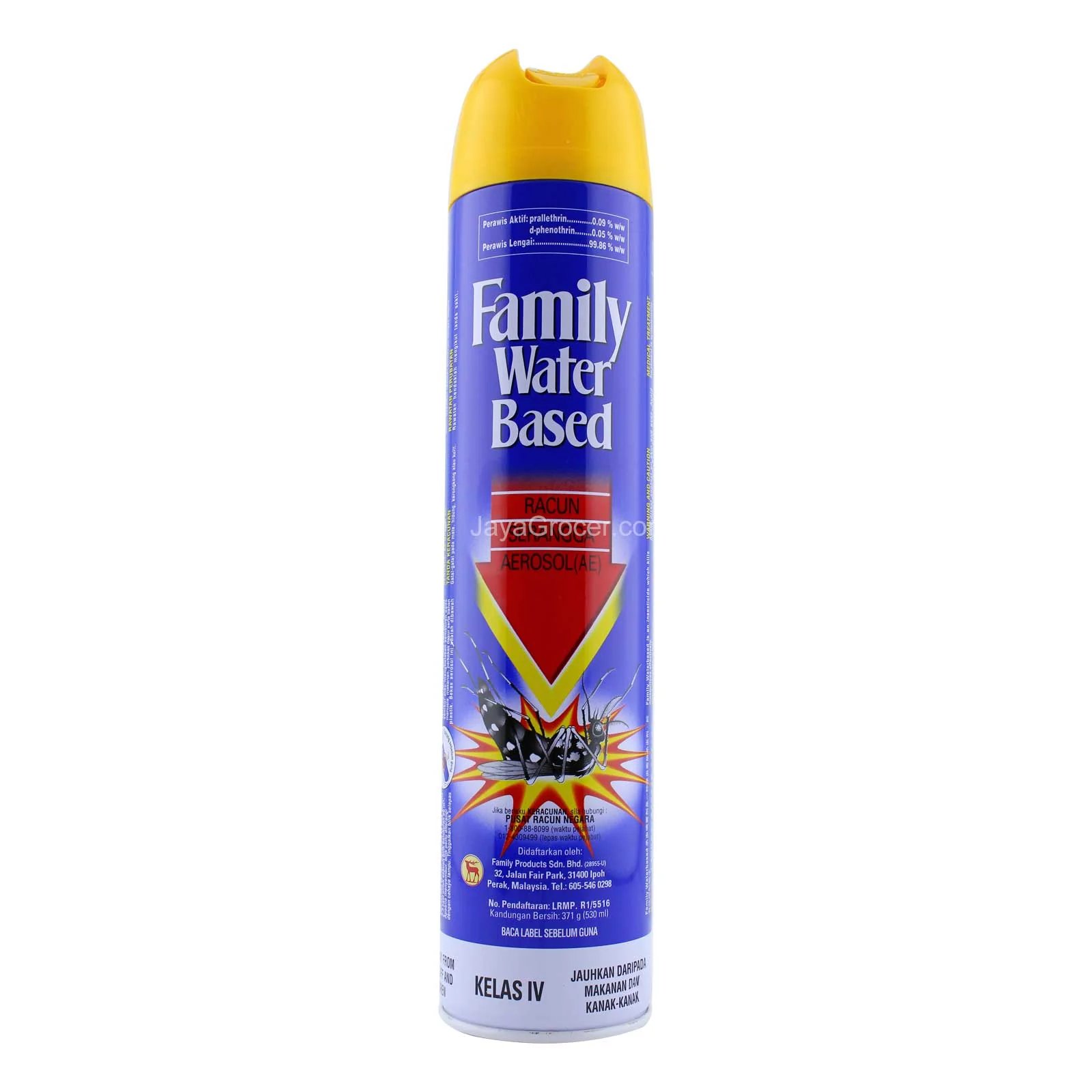 FAMILY MOSQUITO WB SPRAY 530ML - Image 2