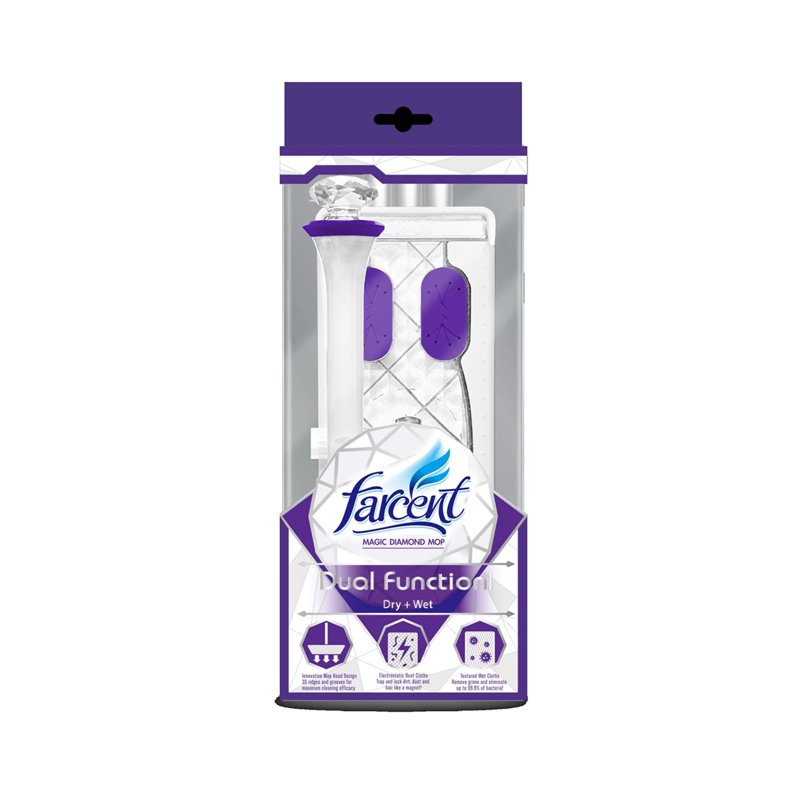 Farcent Magic Diamond Mop Set 1Unit
