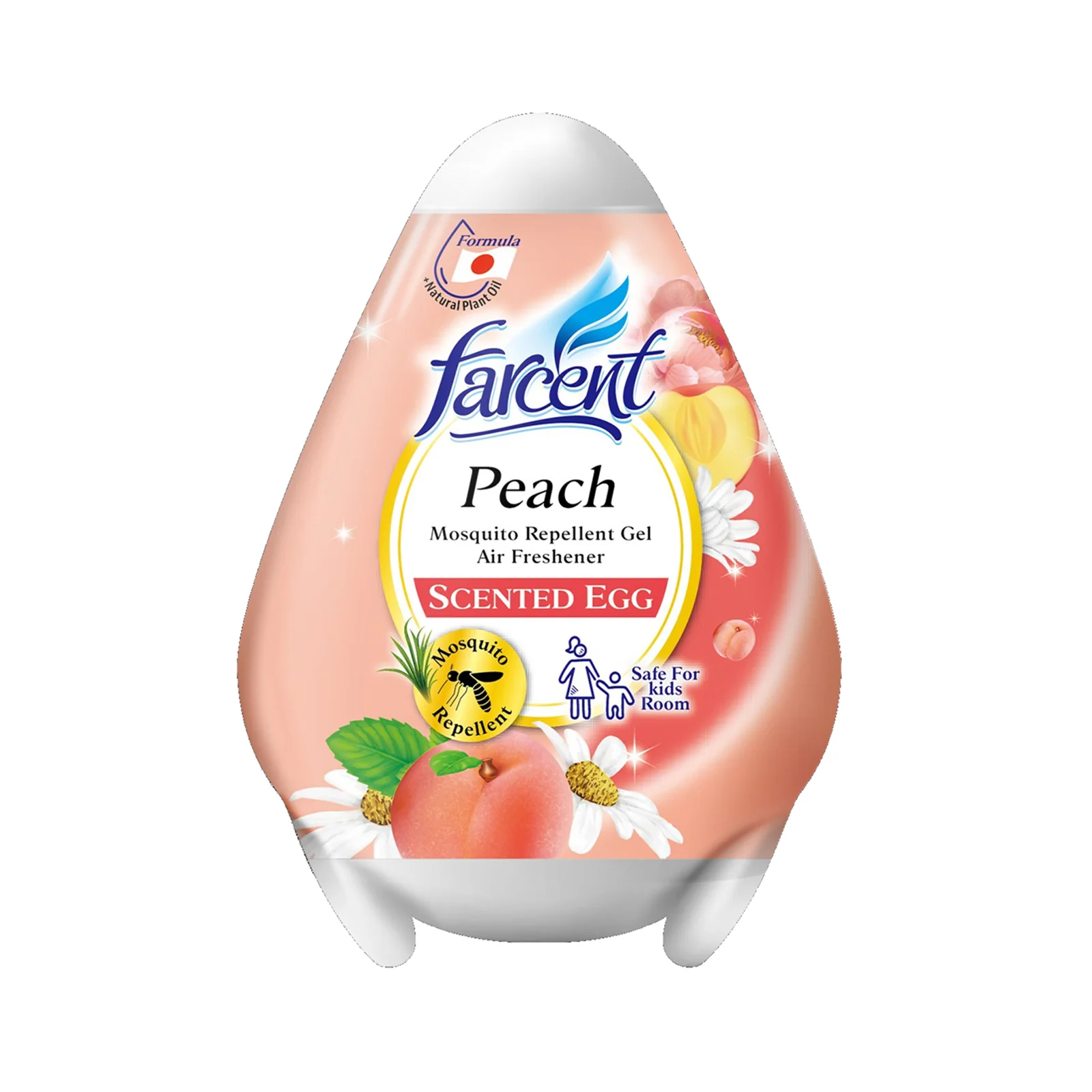 Farcent Peach Scented Egg Air Freshener 170g - Image 2
