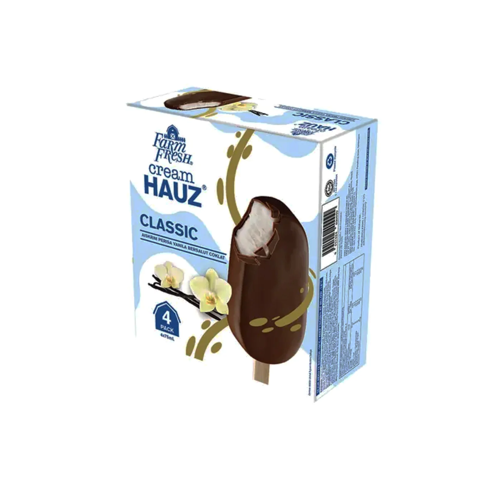Farm Fresh Cream Hauz Classical Ice Cream Multipack 75ml x 4 - Image 2