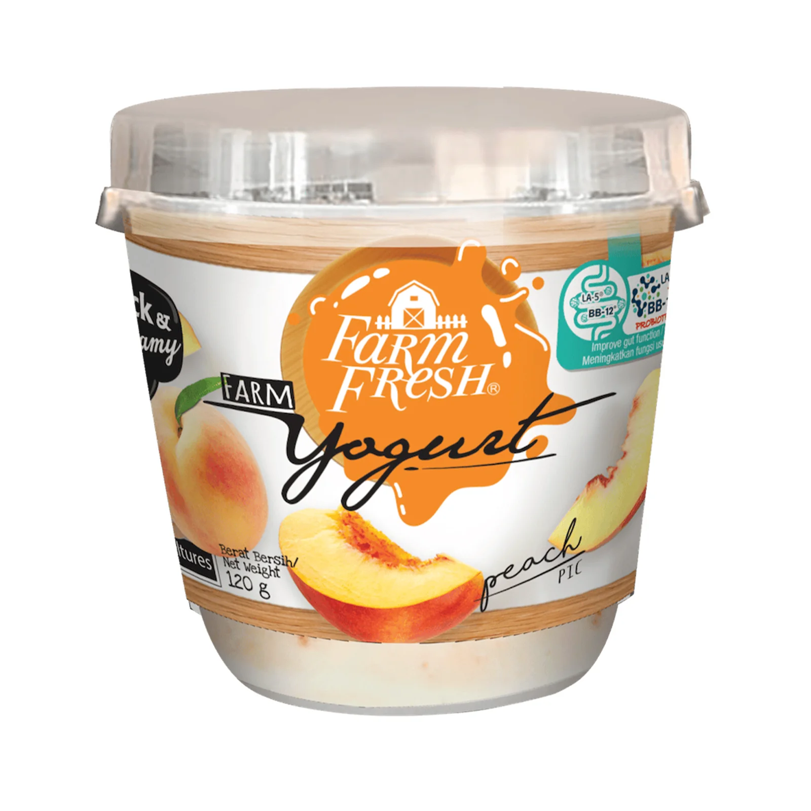 Farm Fresh Peach Yogurt 120g - Image 2