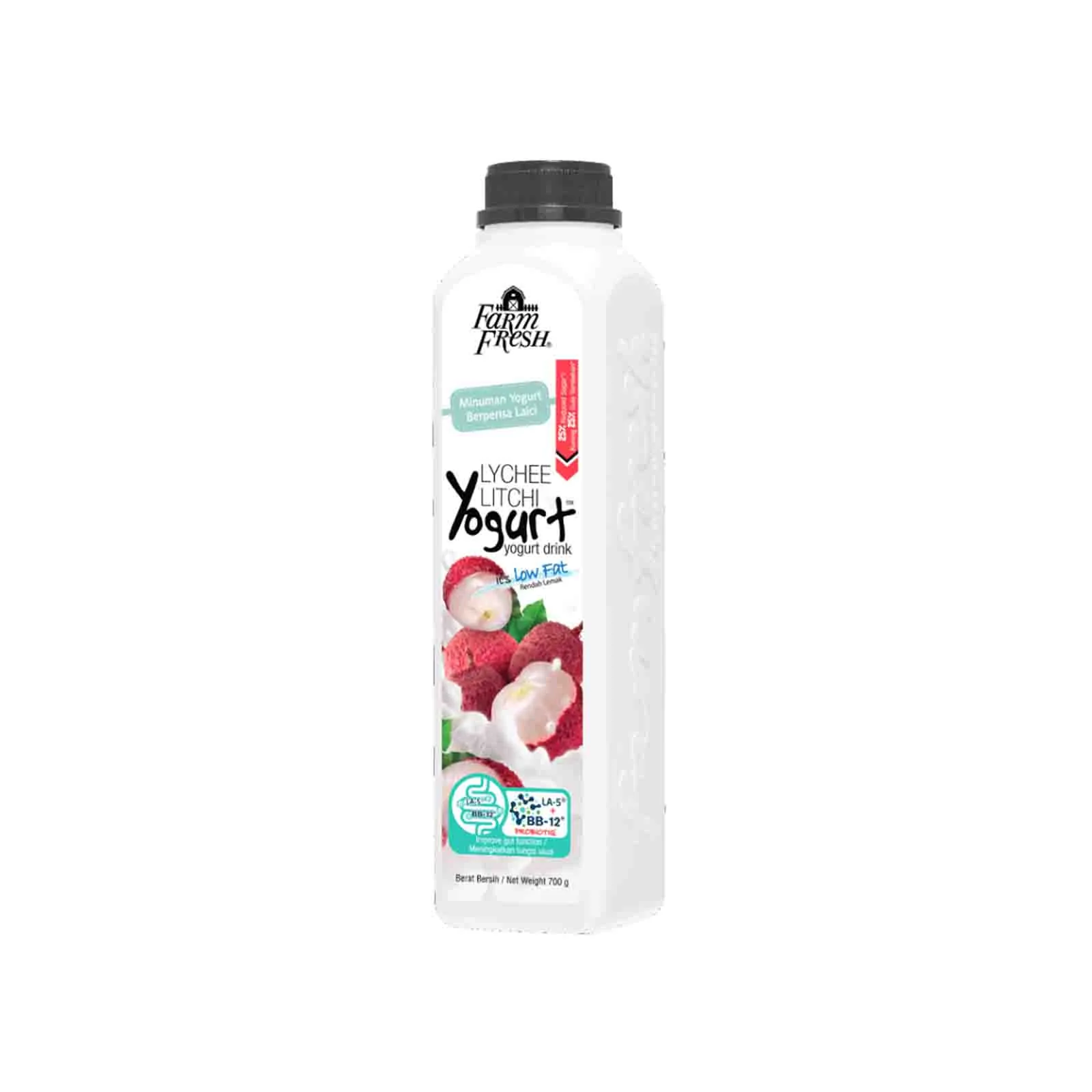 Farm Fresh Lychee Yoghurt Drink 700g - Image 2