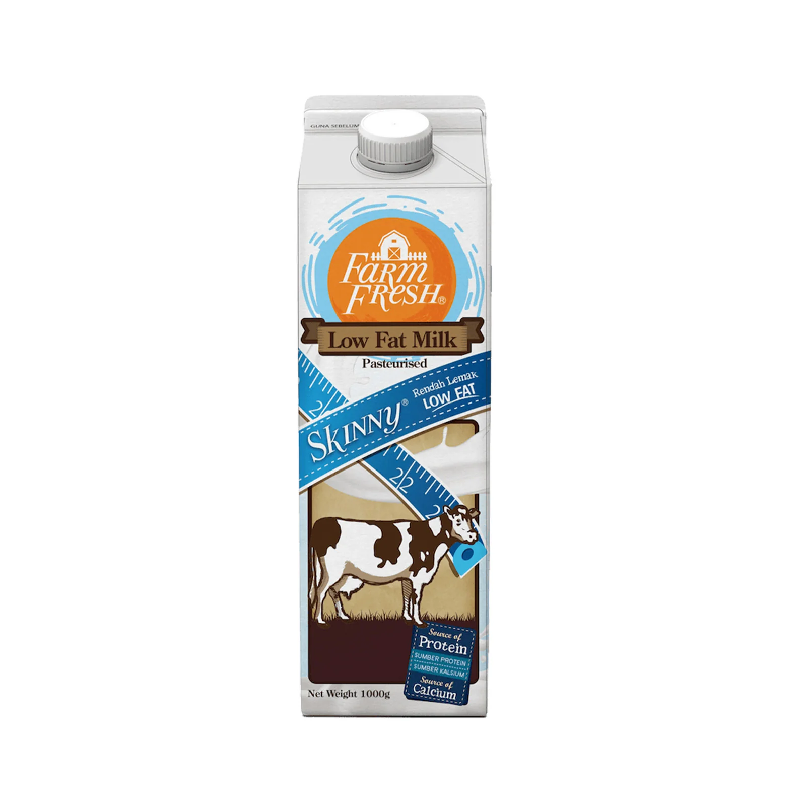Farm Fresh Skinny Low Fat Pure Fresh Milk 1L - Image 2