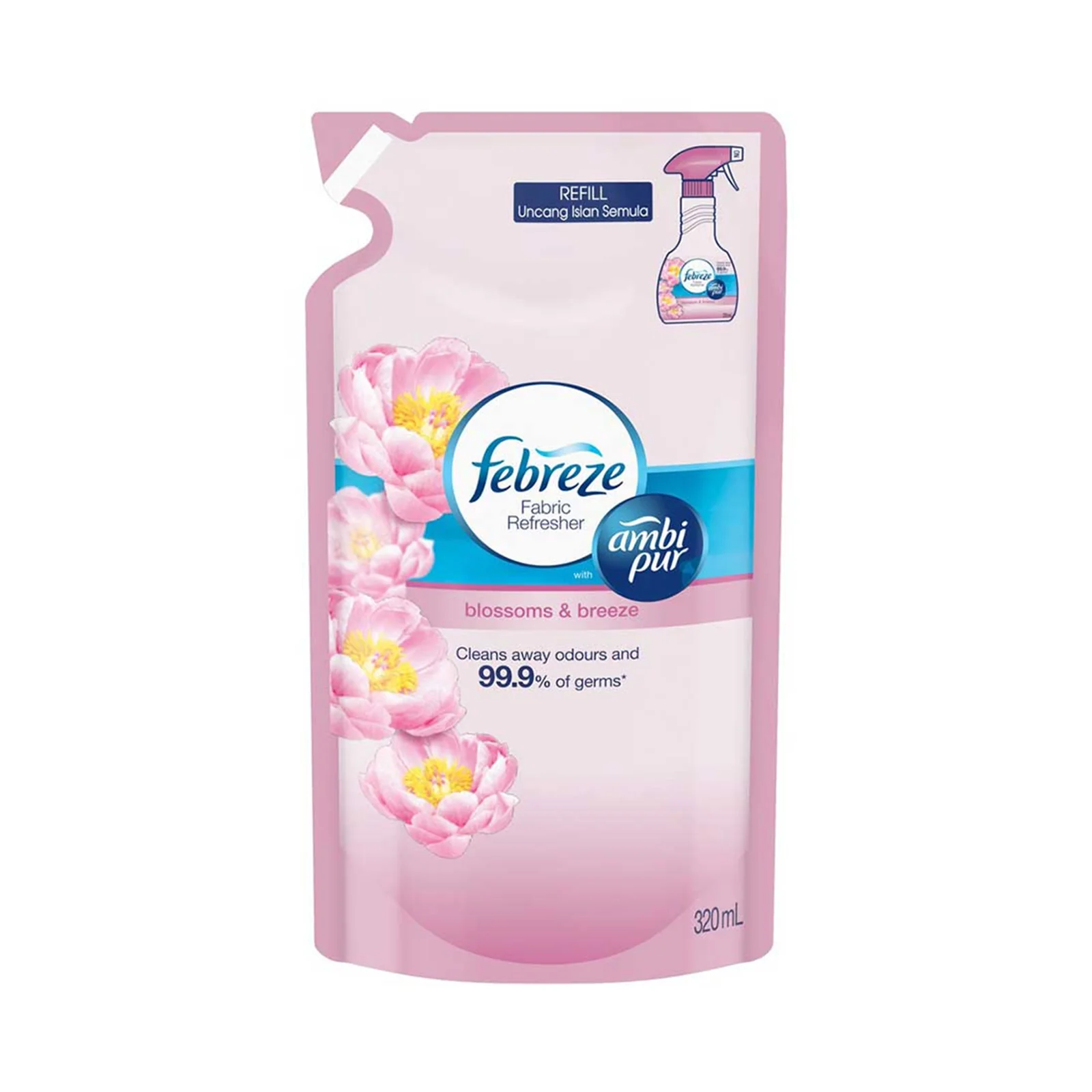 Febreze Blossom Breeze Refresher Refill 320ml - Image 2