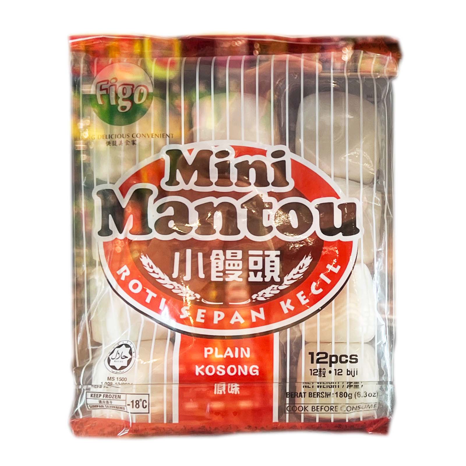 Figo Mini Mantou Plain 180g - Image 2