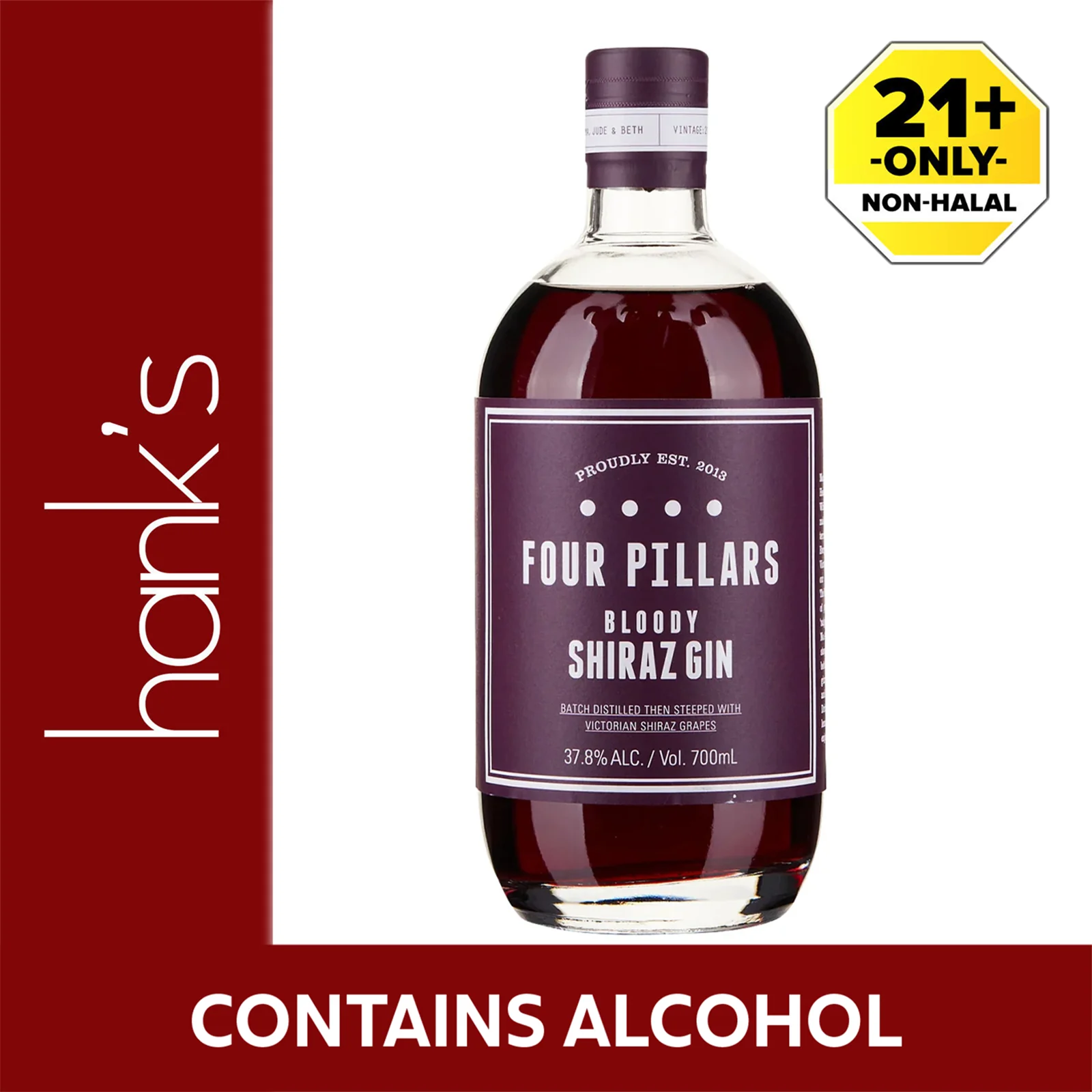 Four Pillars Bloody Shiraz Gin 700ml - Image 2