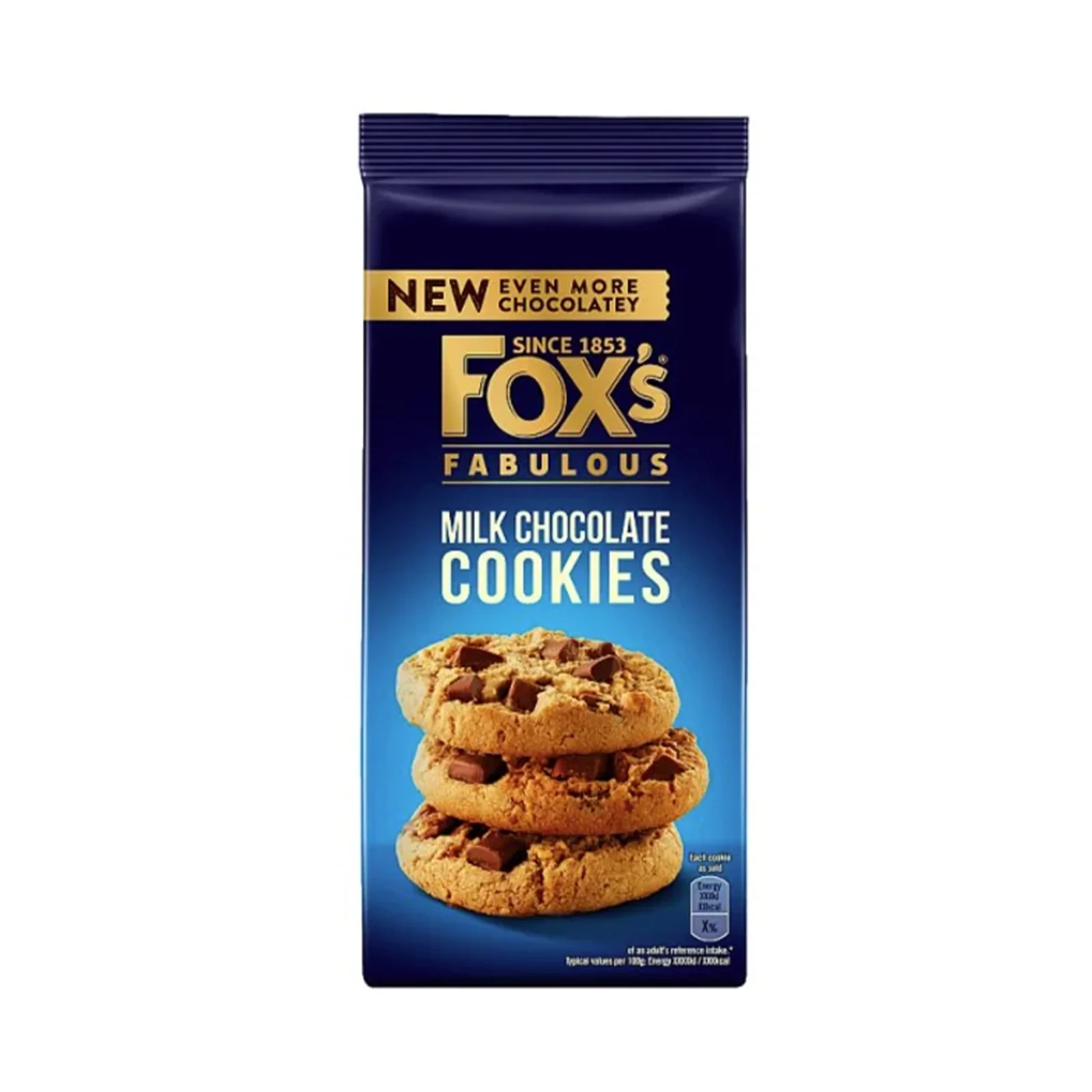 Foxâ€™s Chunkie Cookies Milk Chocolate Chunks 180g - Image 2