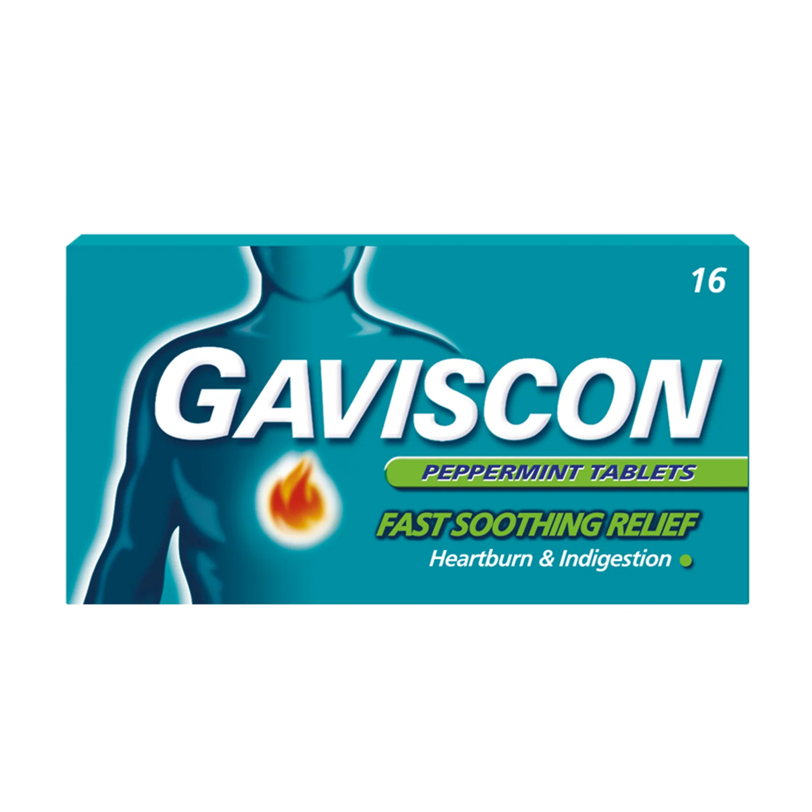 Gaviscon Peppermint Tablet 16pcs/pack - Image 2