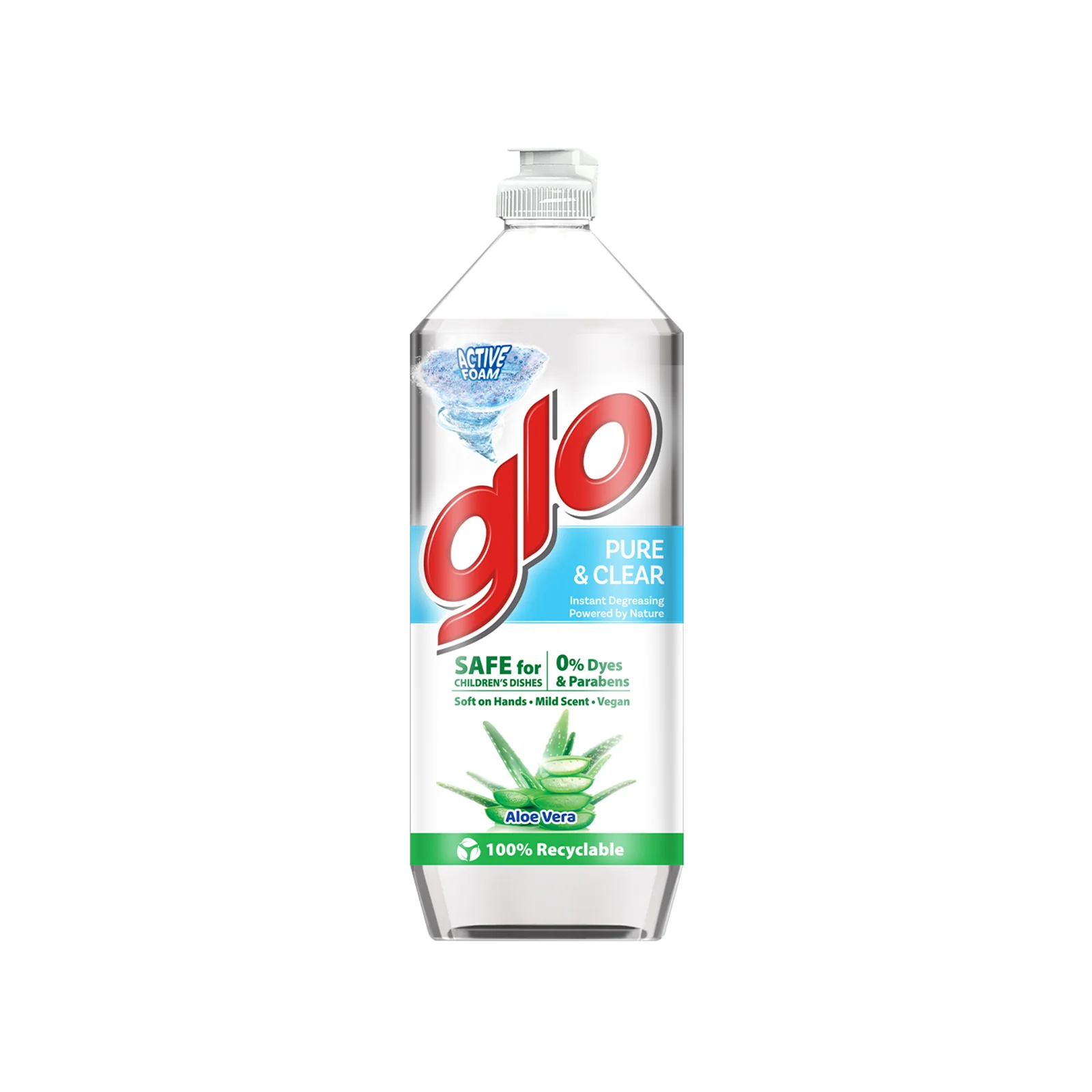 Glo Pure and Clear Aloe Vera Dishwashing Liquid 800ml - Image 2