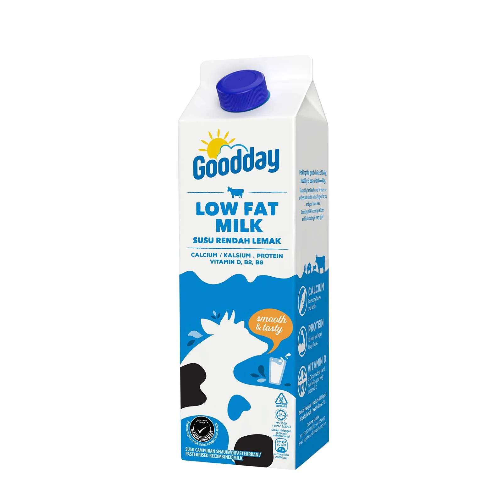Goodday Low Fat Milk 1L - Image 2
