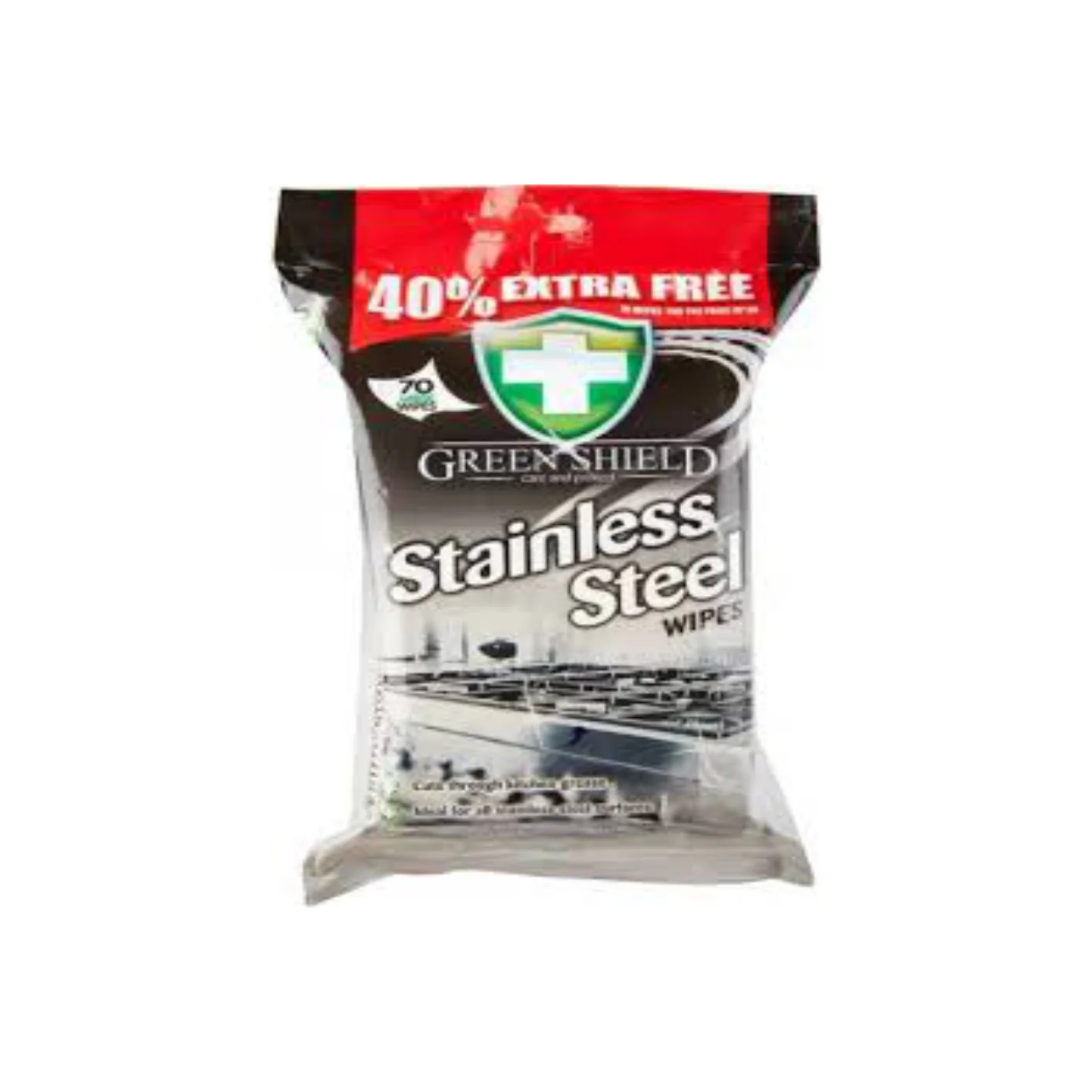 Greenshield Stainless Steel Wipes 1pack - Image 2