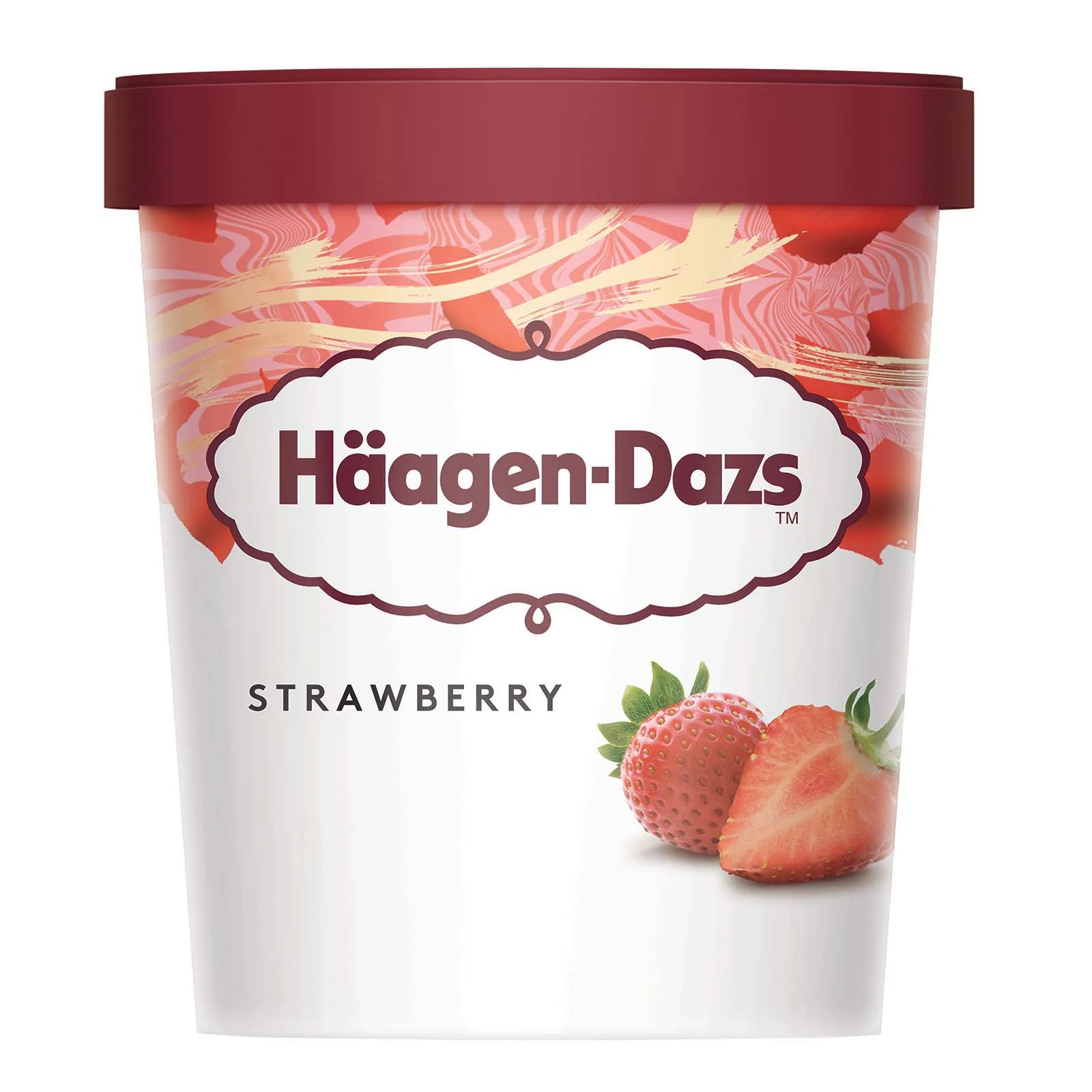 Haagen-Dazs Strawberry Ice Cream 393ml - Image 2