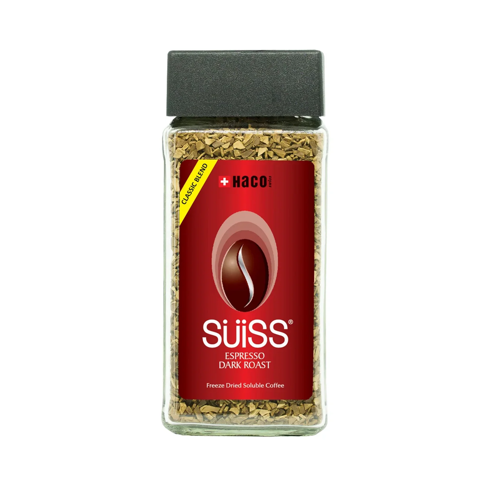 Haco Suiss Espresso Dark Roast Coffee 100g - Image 2