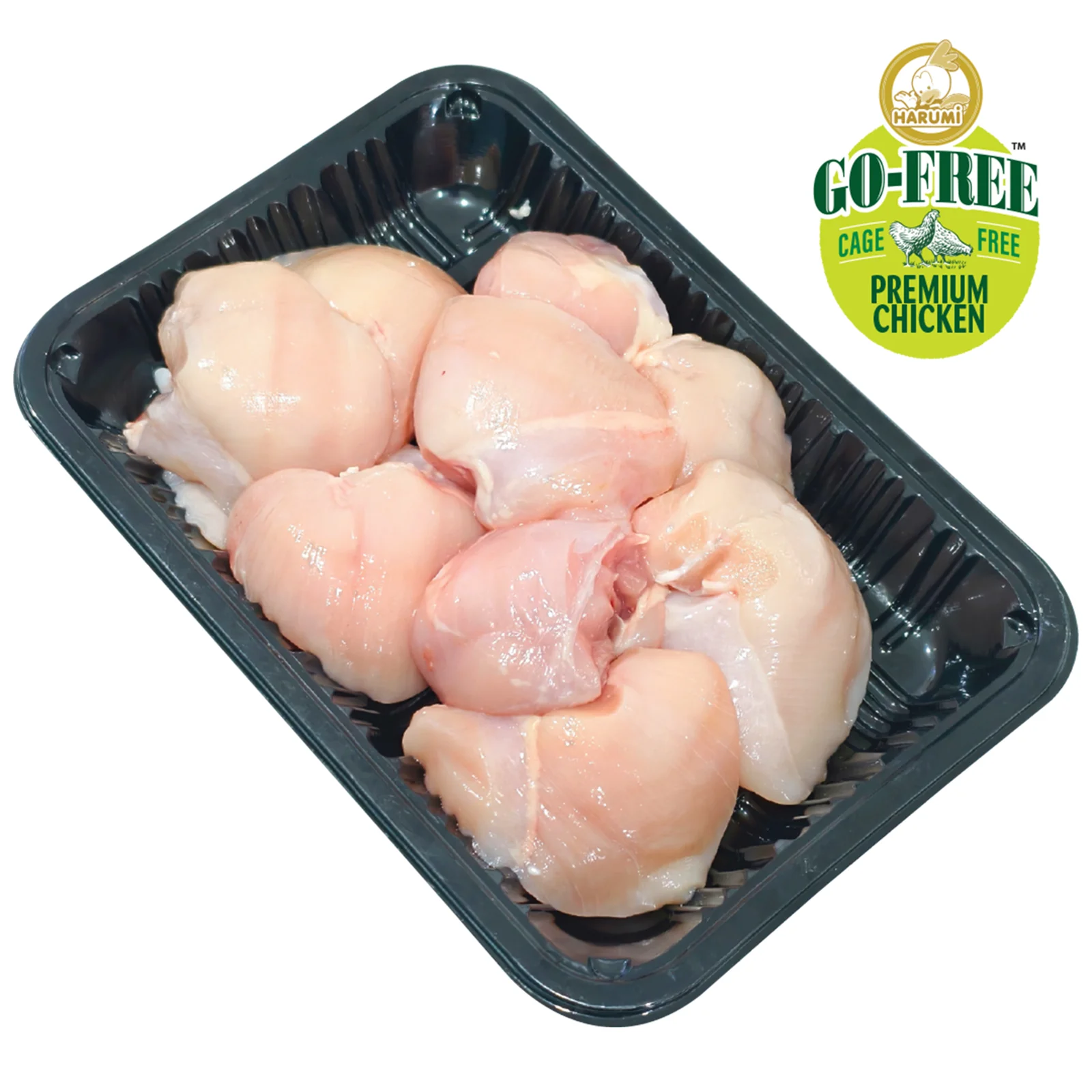 Harumi GoFree Skinless Bone in Chicken Cubes 400g - Image 2
