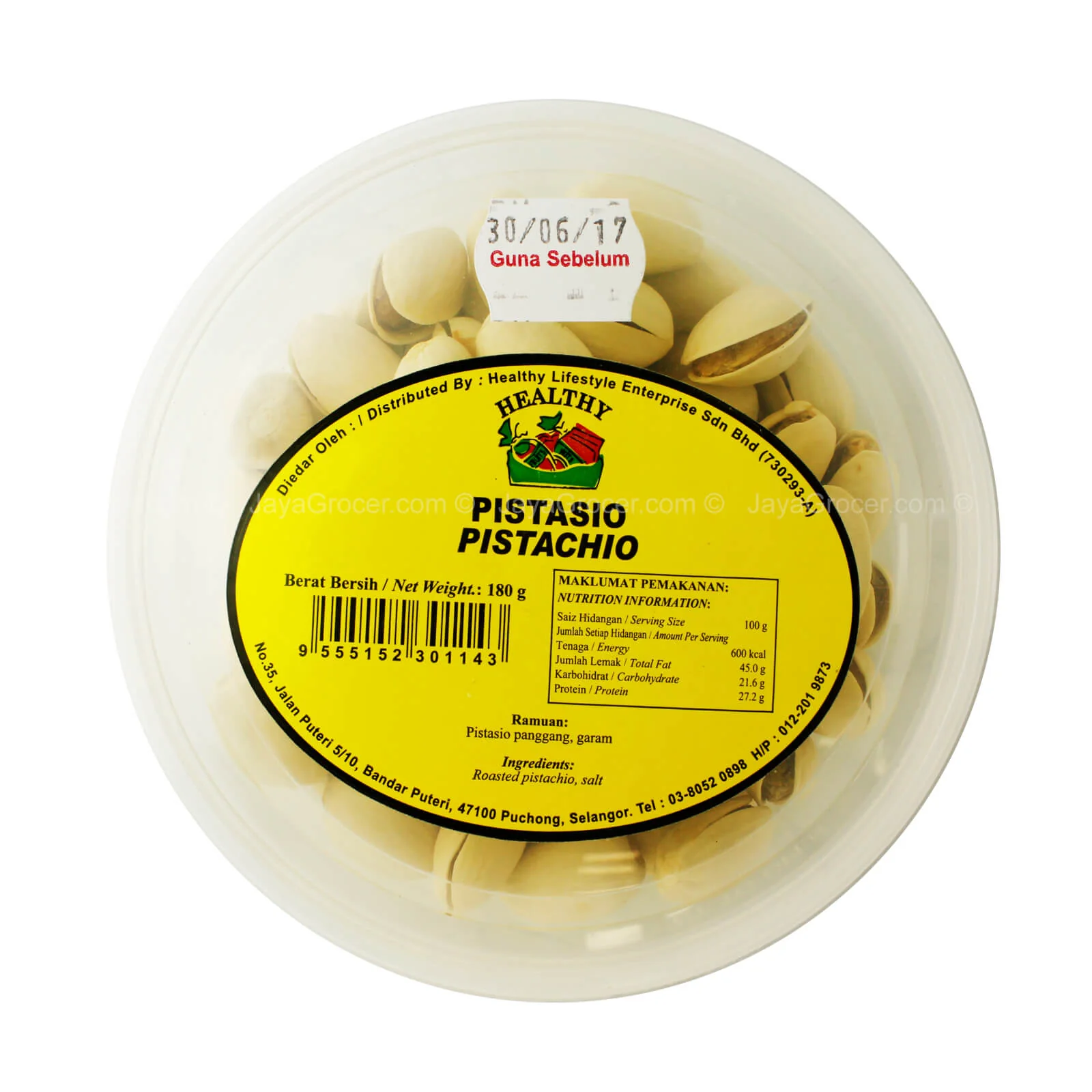 Healthy Pistachio Nuts 180g - Image 2