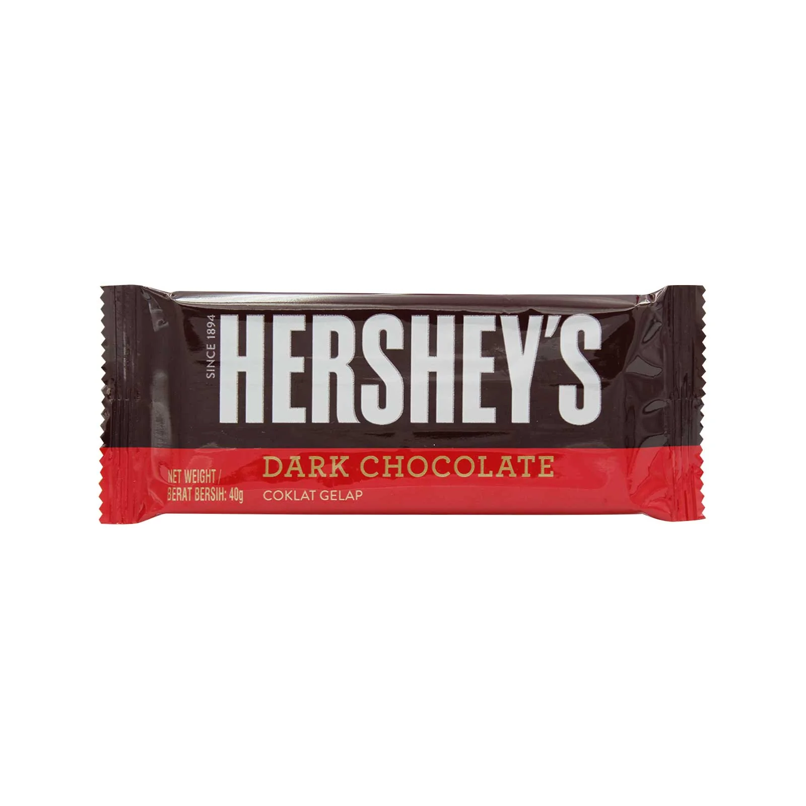 Hershey Dark Chocolate Bar 40g - Image 2