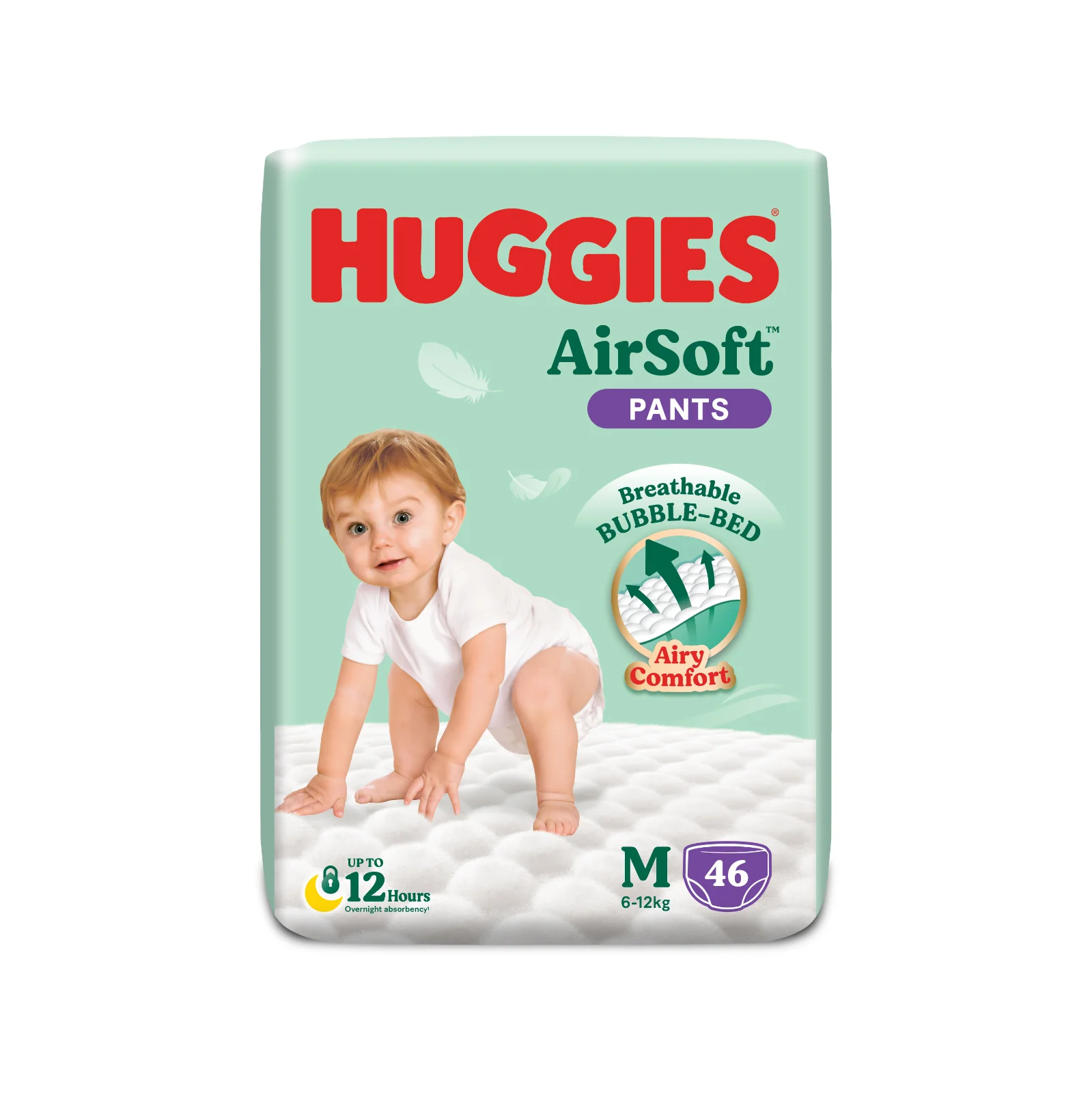 Huggies Airsoft Super Jumbo Pants Medium 46sheets - Image 2