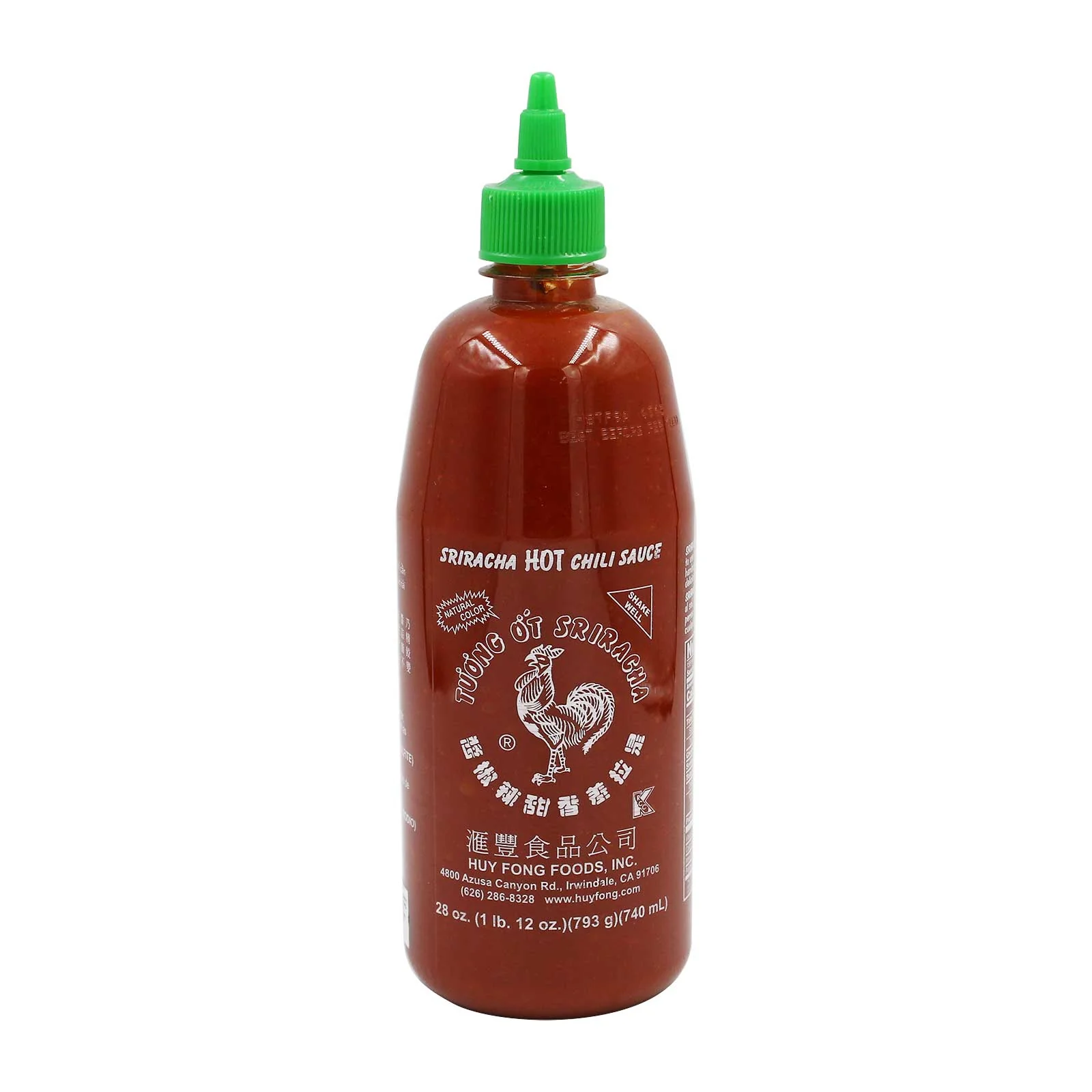 Huy Fong Sriracha Hot Chili Sauce 828ml - Image 2
