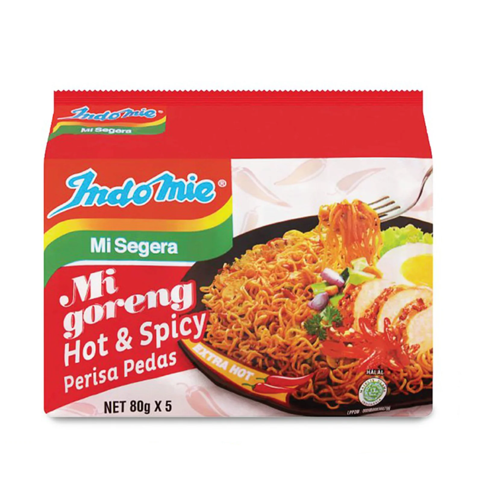 Indomie Mi Goreng Hot & Spicy 80g x 5 - Image 2