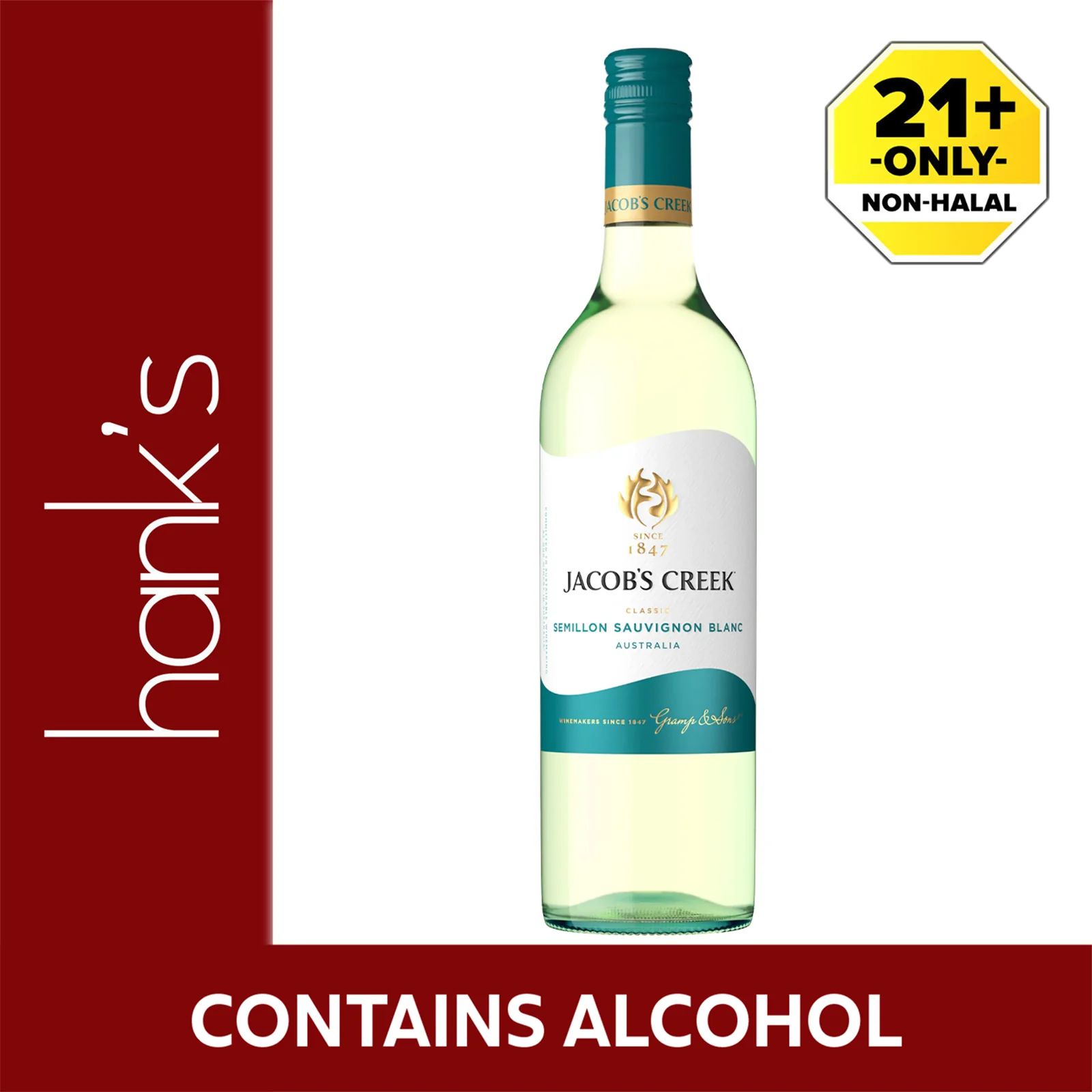 Jacob's Creek Semillion Sauvignon Blanc 750ml - Image 2