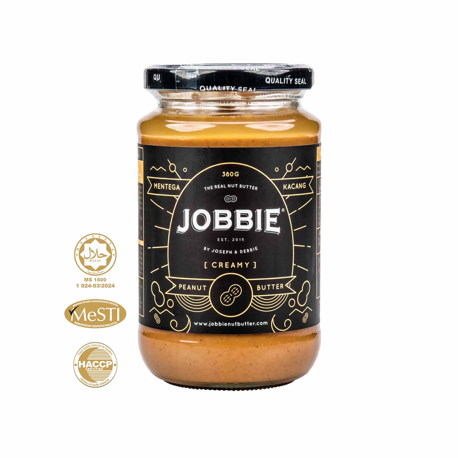 Jobbie Creamy Classic Peanut Butter 380g - Image 2