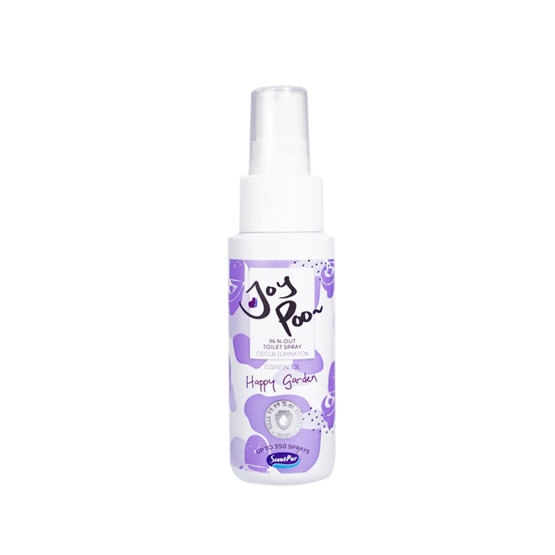 Joy Poo In-N-Out Toilet Spray Happy Garden 60ml - Image 2