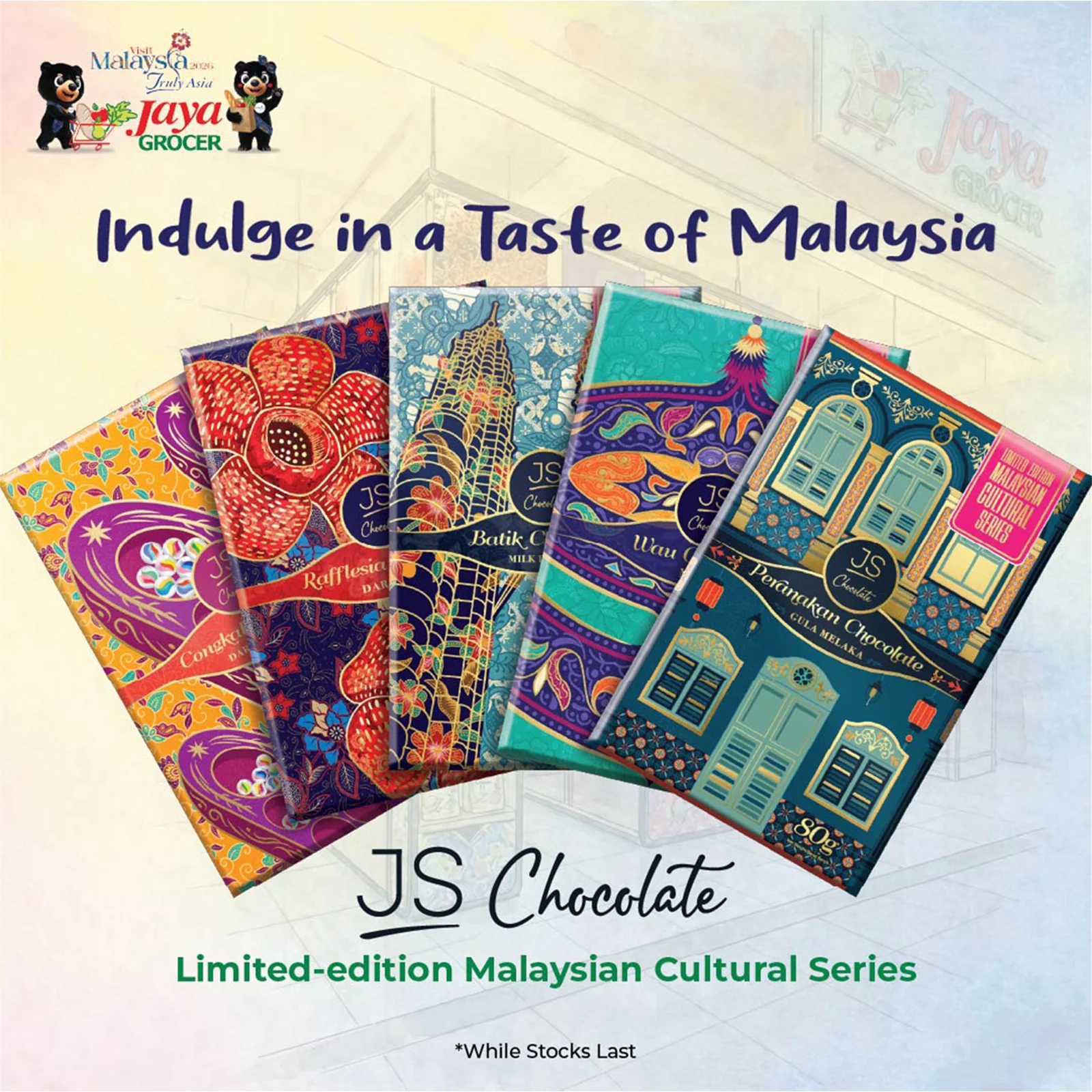 JS Chocolate - Batik Chocolate (Milk Durian) 80g - Image 2