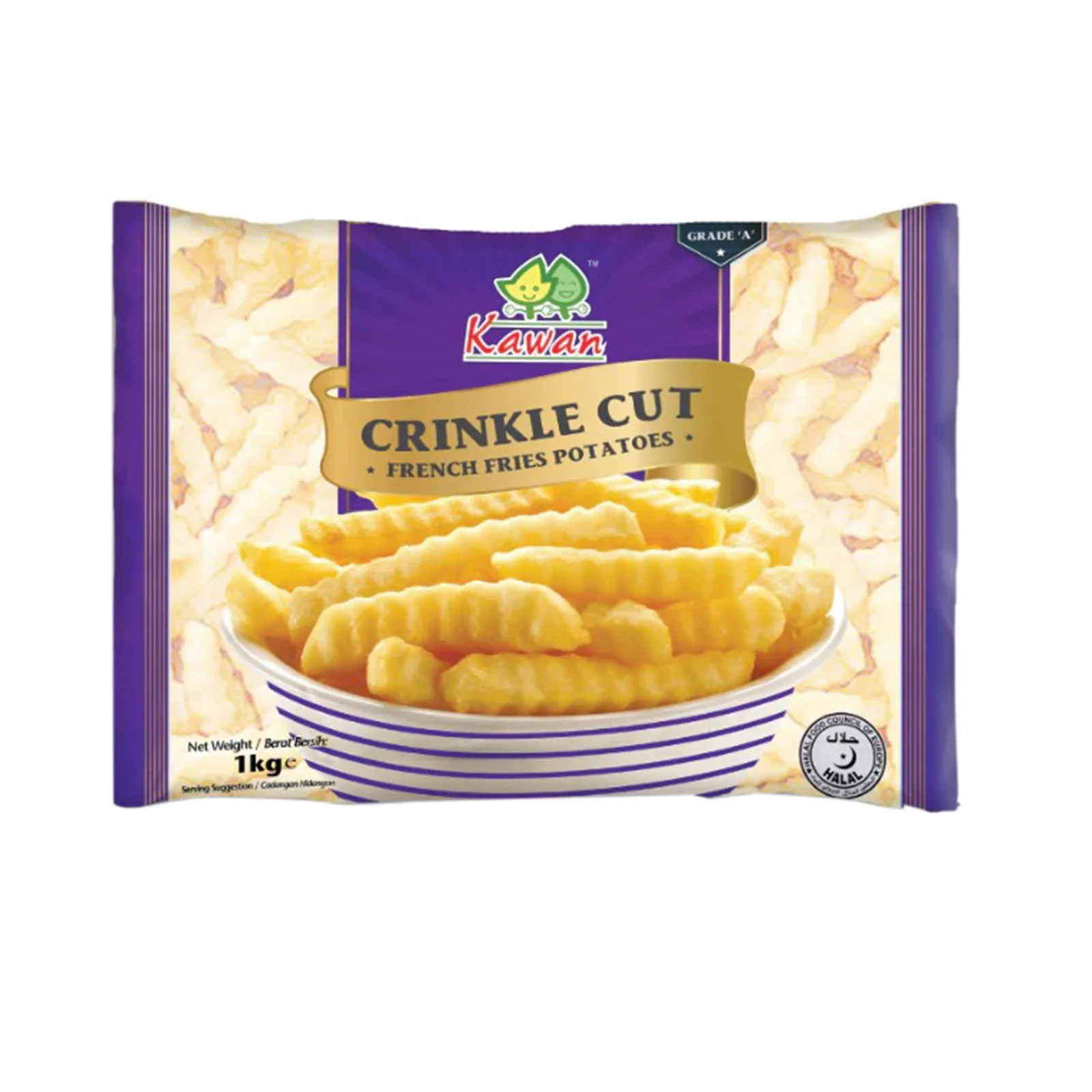 Kawan Crinkle Cut French Fries 1kg - Image 2