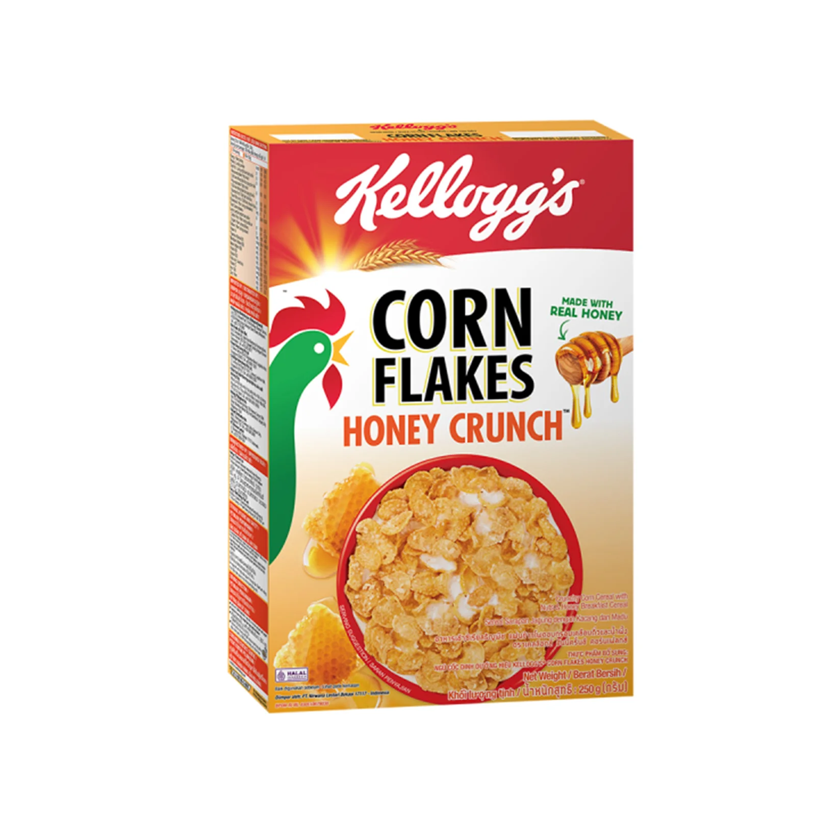 Kelloggs Honey Crunch Corn Flakes 250g - Image 2