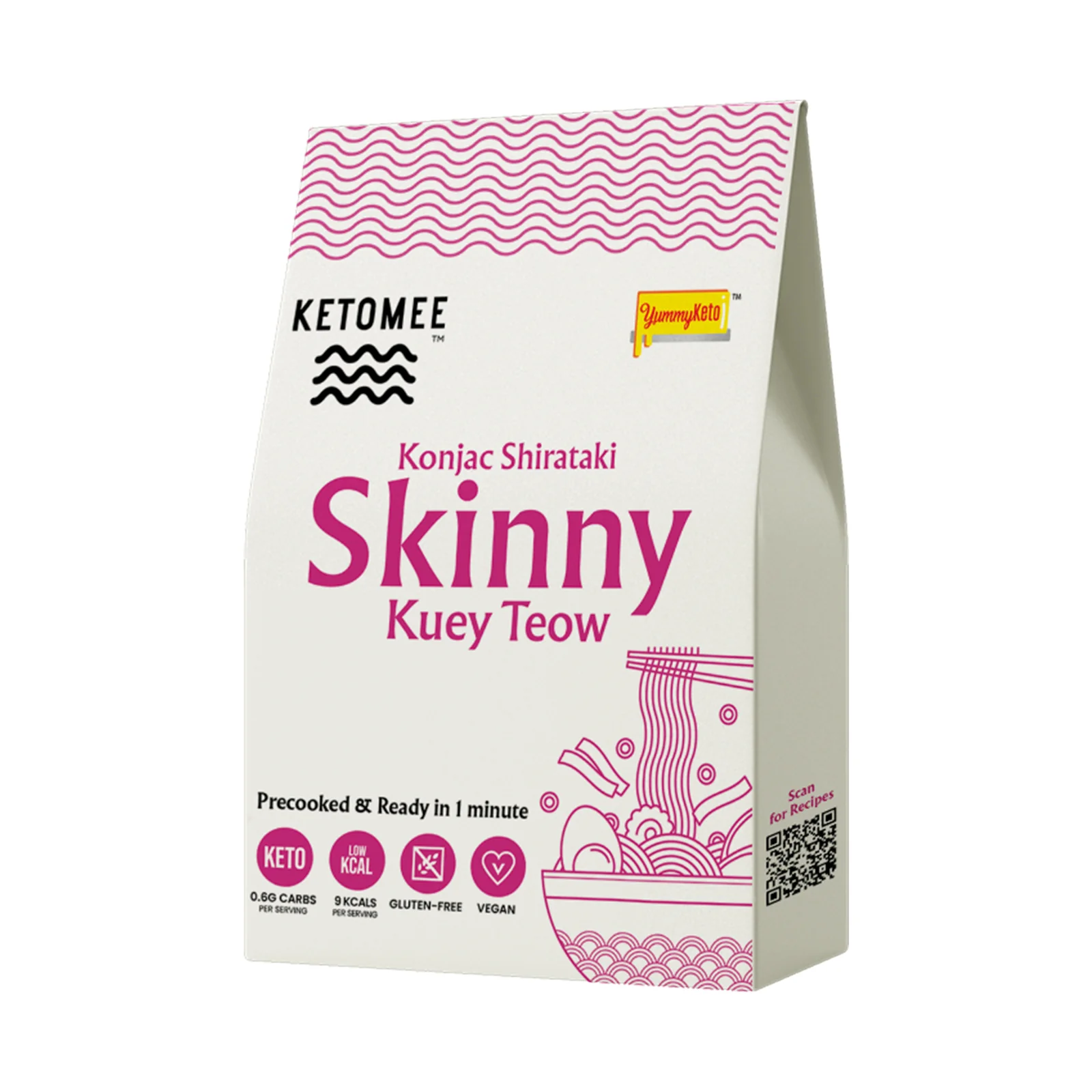 Ketomee Konjac Skinny Kuey Teow 250g - Image 2