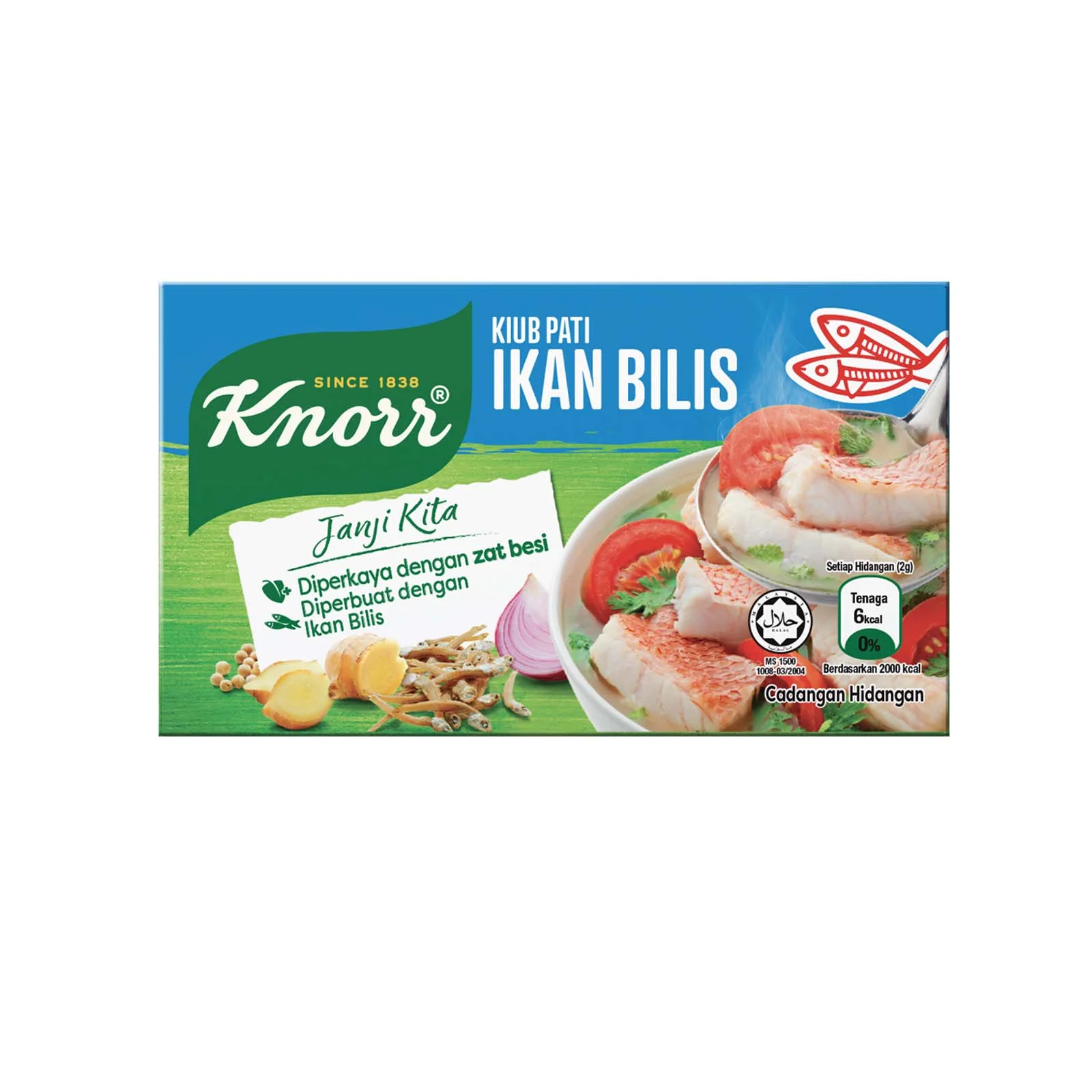 Knorr Ikan Bilis Stock Cube 60g - Image 2