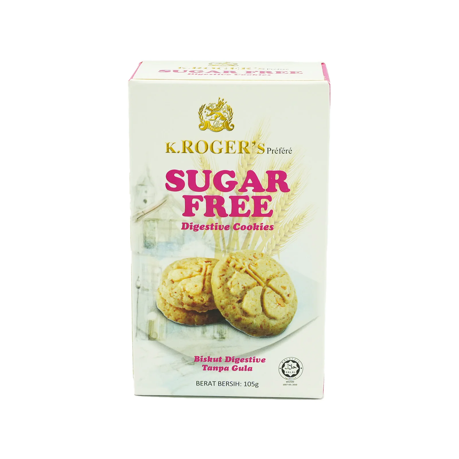 Krogers Sugar Free Digestive Cookies 105g - Image 2